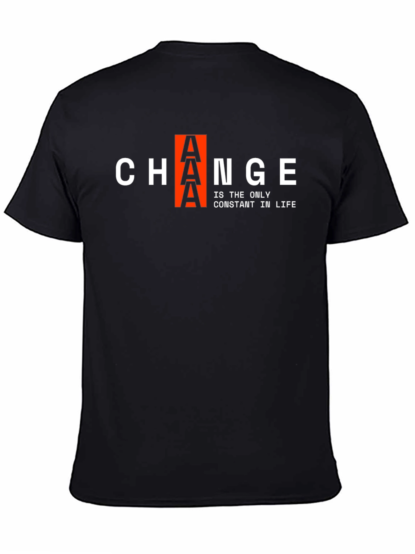 Change is Constant T-Shirt | Black Graphic Tee