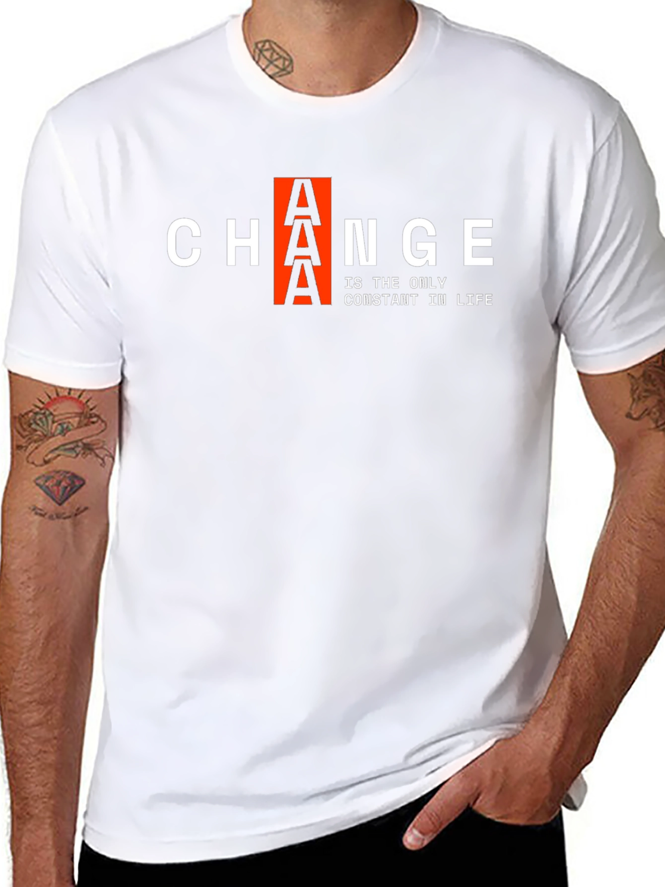 Change is Constant T-Shirt | Black Graphic Tee