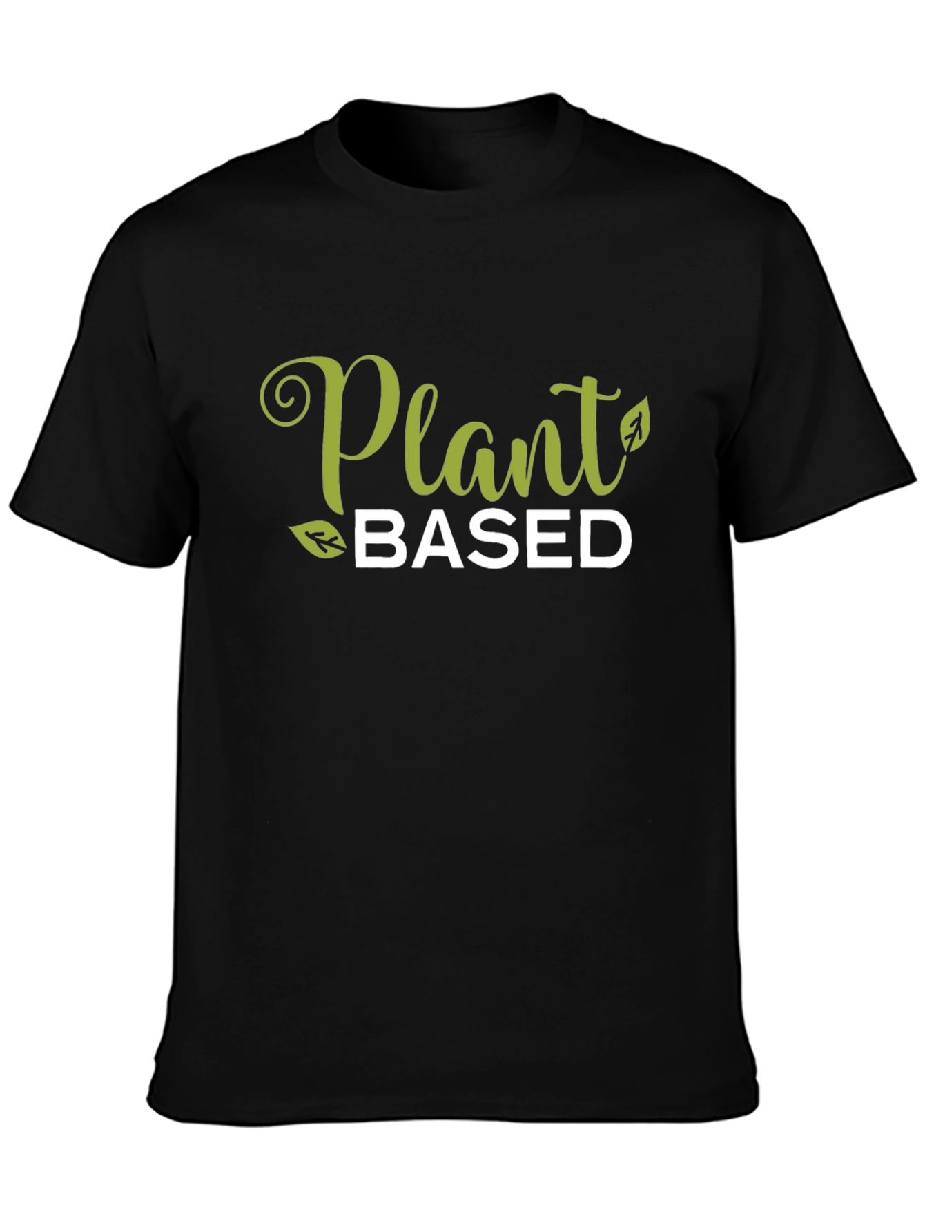 Plant Based Black Graphic T-Shirt