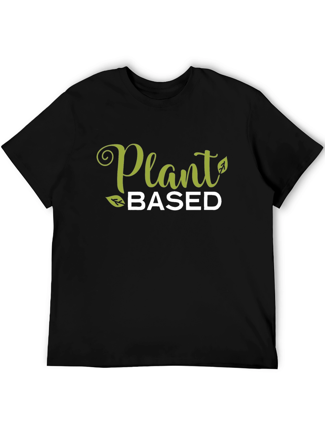 Plant Based Black Graphic T-Shirt