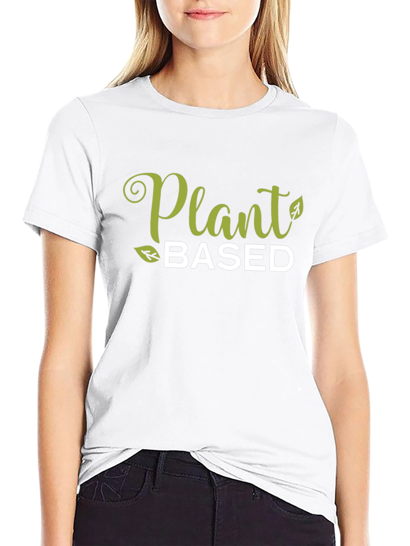 Plant Based Black Graphic T-Shirt