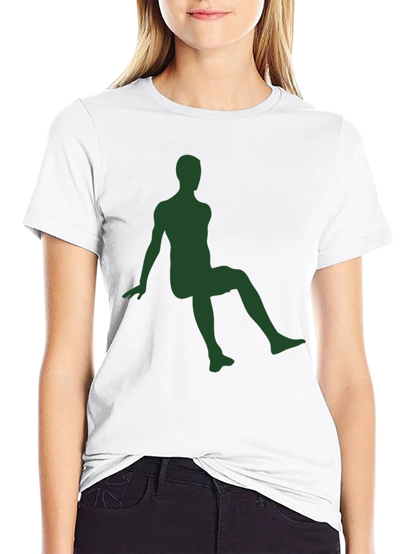 Silhouette Graphic Tee - Modern Black Shirt