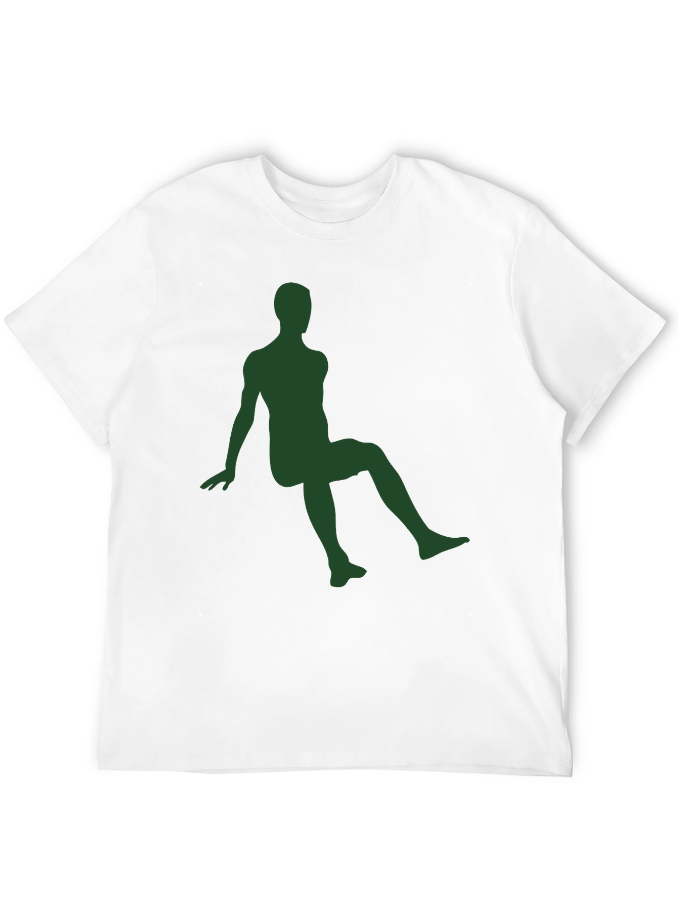 Silhouette Graphic Tee - Modern Black Shirt