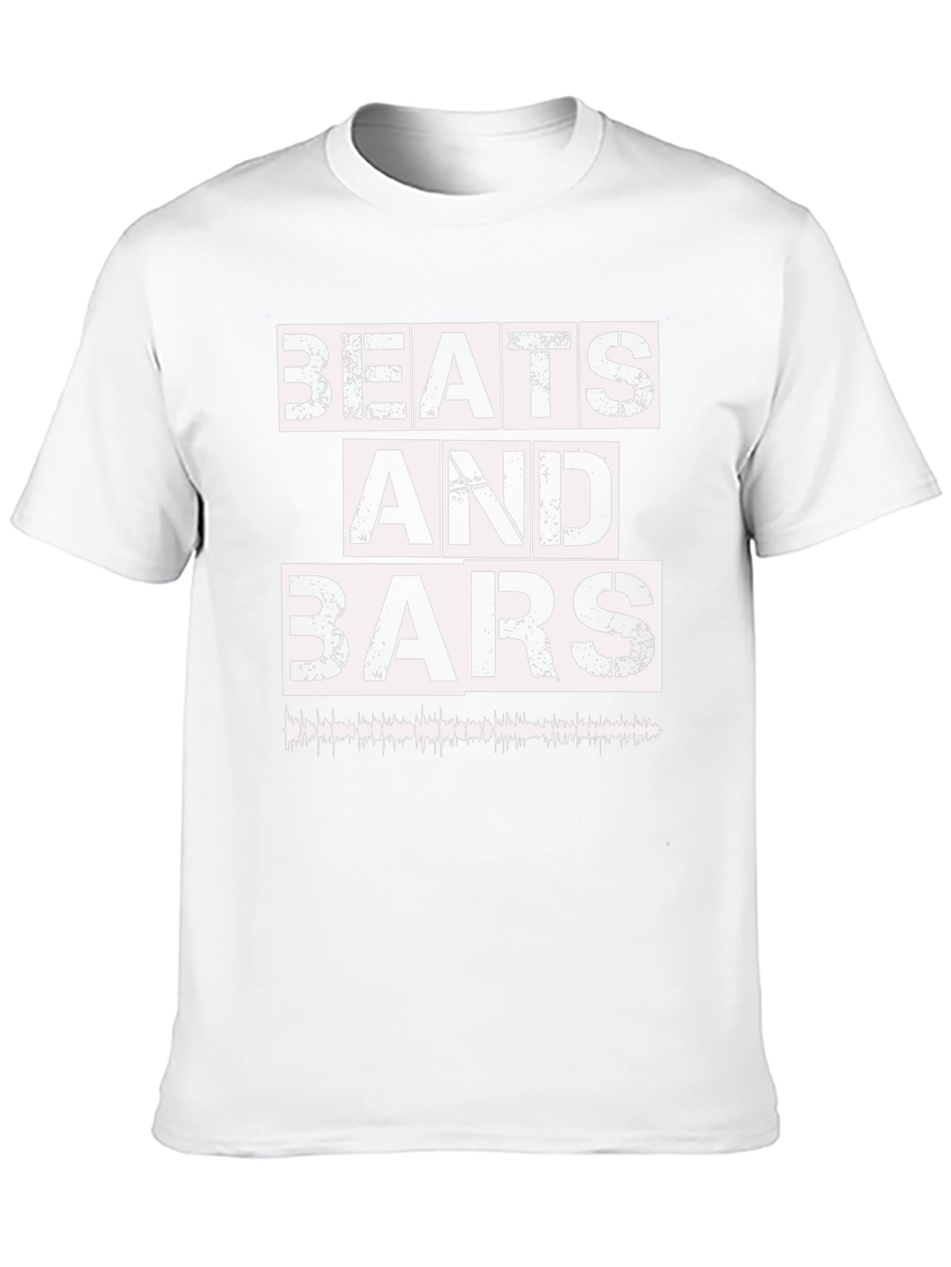 Beats and Bars Black Graphic T-Shirt