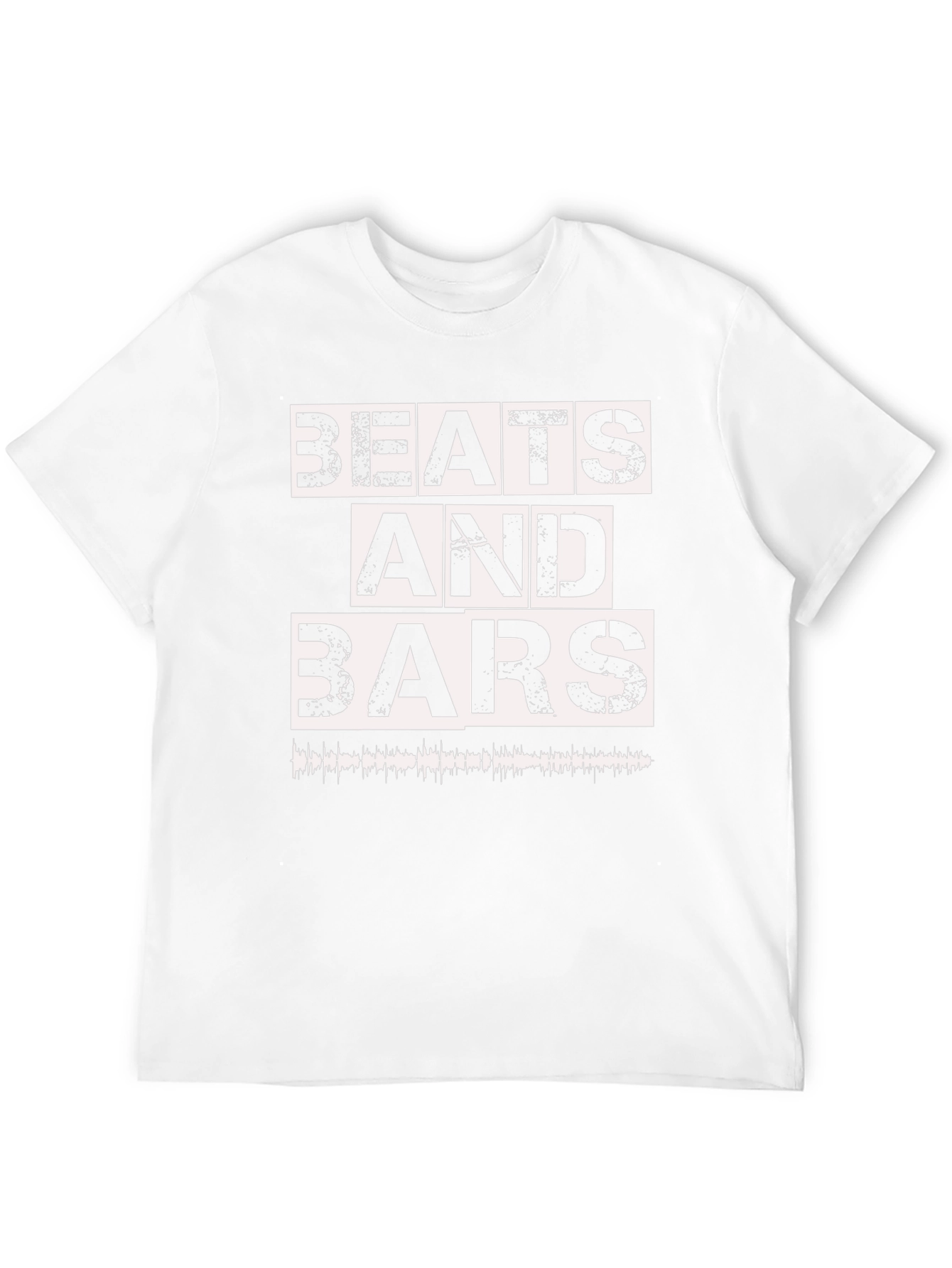 Beats and Bars Black Graphic T-Shirt