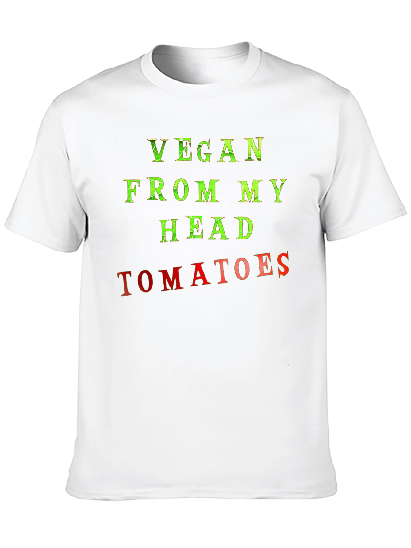 Vegan From My Head Tomatoes Graphic T-Shirt
