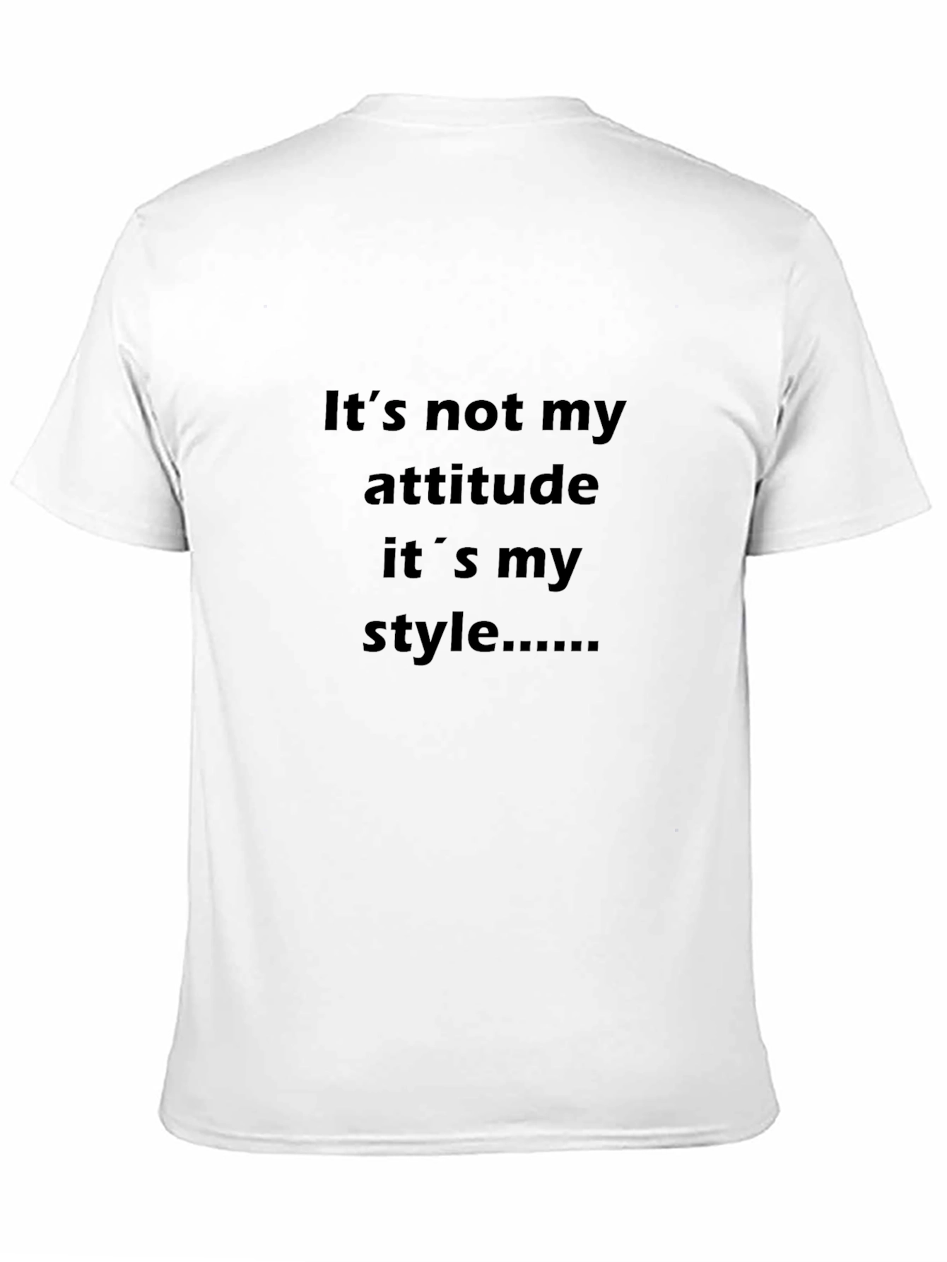 Attitude Style Graphic Print Tee - Trendy Casual Top