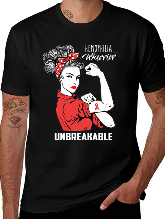 Hemophilia Warrior Unbreakable T-Shirt