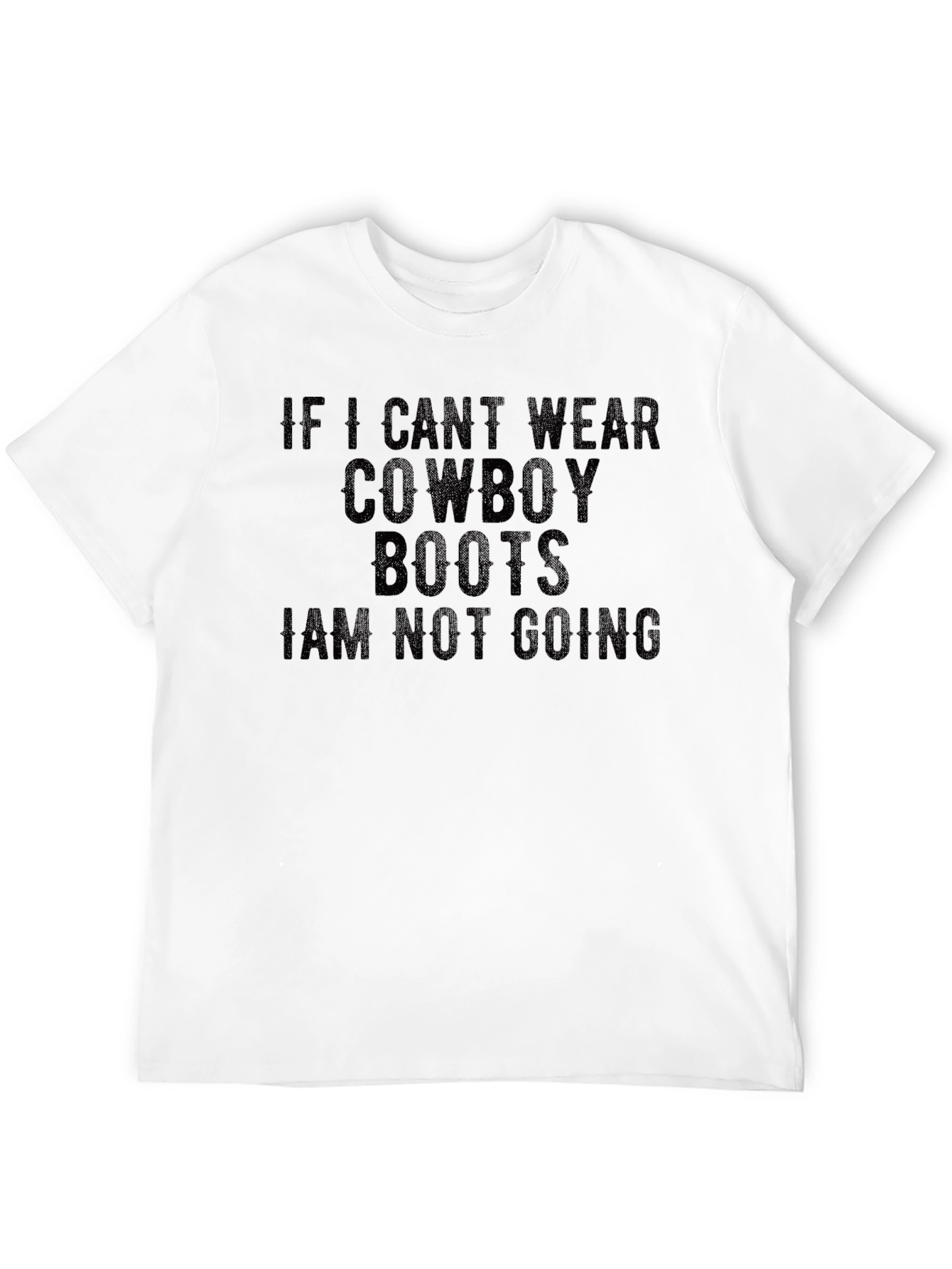 Cowboy Boots Graphic Tee - Statement Shirt