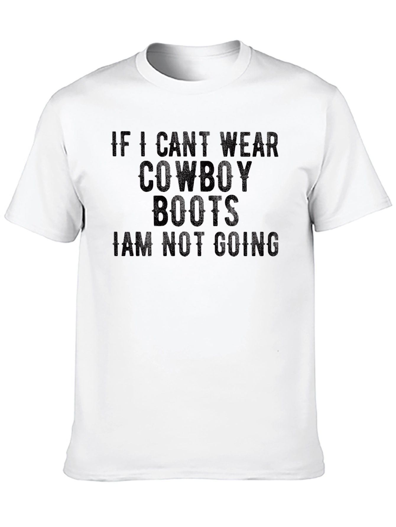 Cowboy Boots Graphic Tee - Statement Shirt