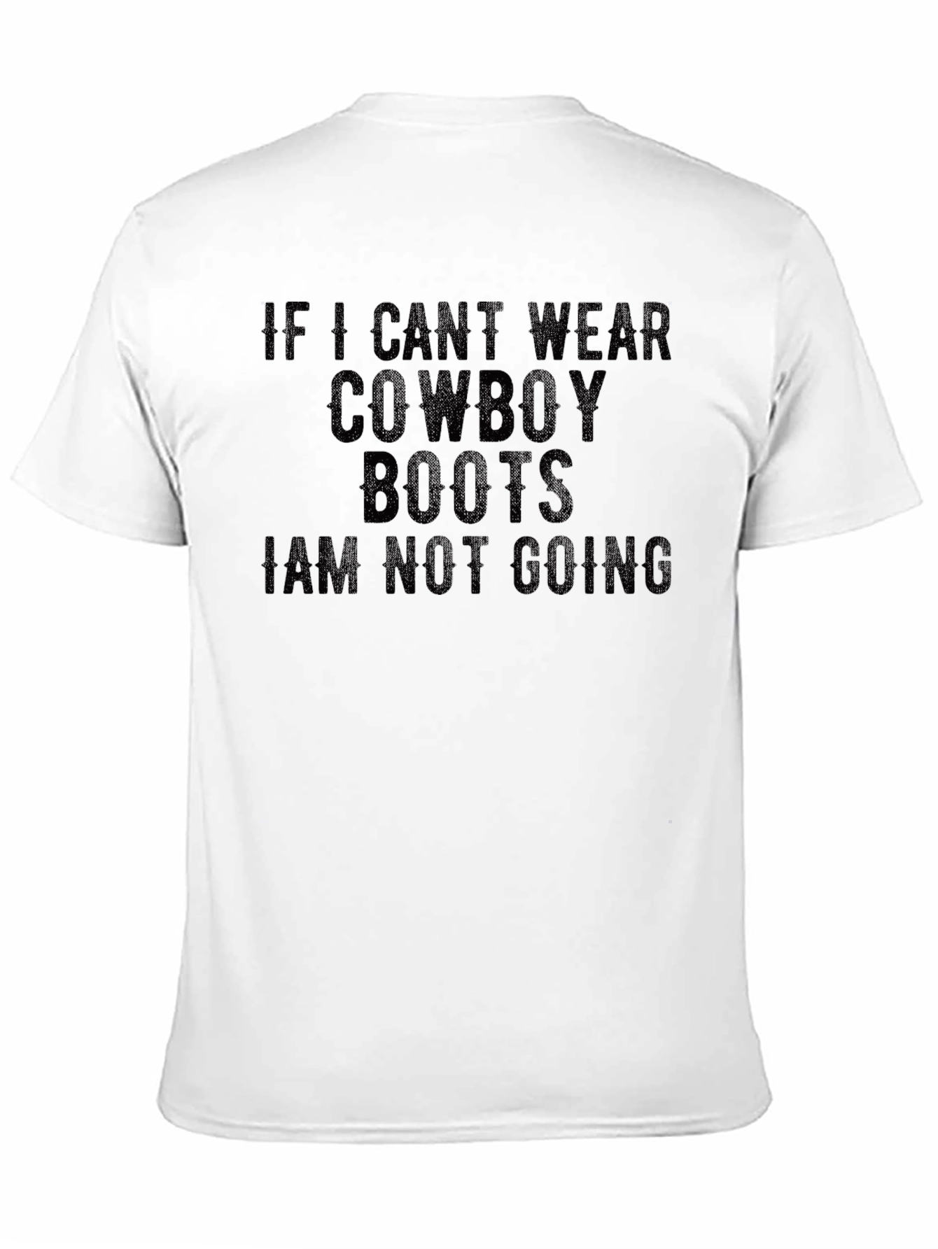 Cowboy Boots Graphic Tee - Statement Shirt