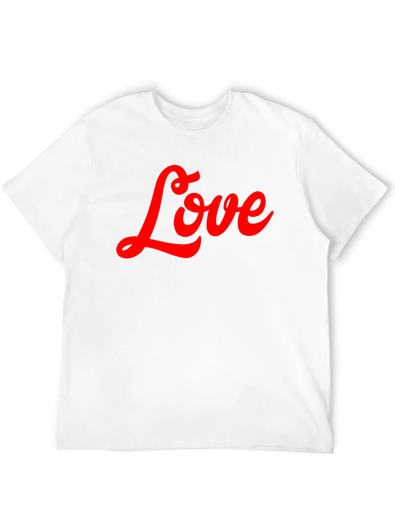 Love Script T-Shirt - Stylish Black Tee