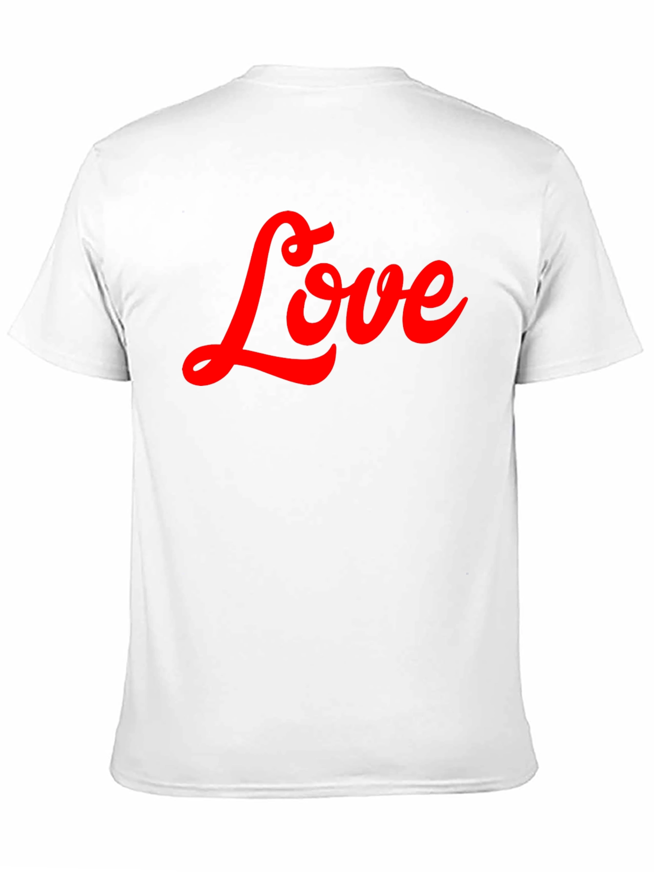 Love Script T-Shirt - Stylish Black Tee