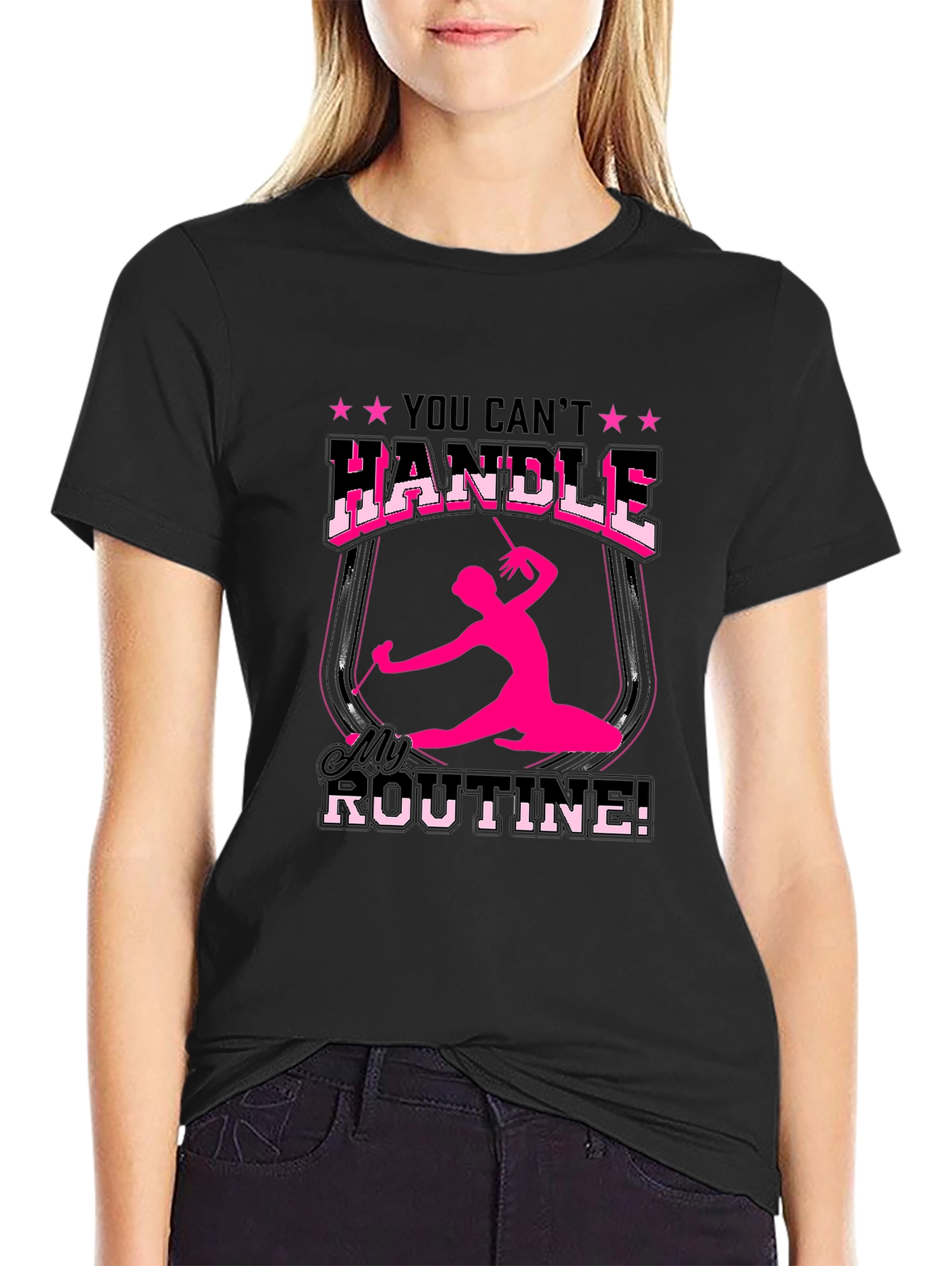 Gymnastics Routine Graphic Tee - Handle It!