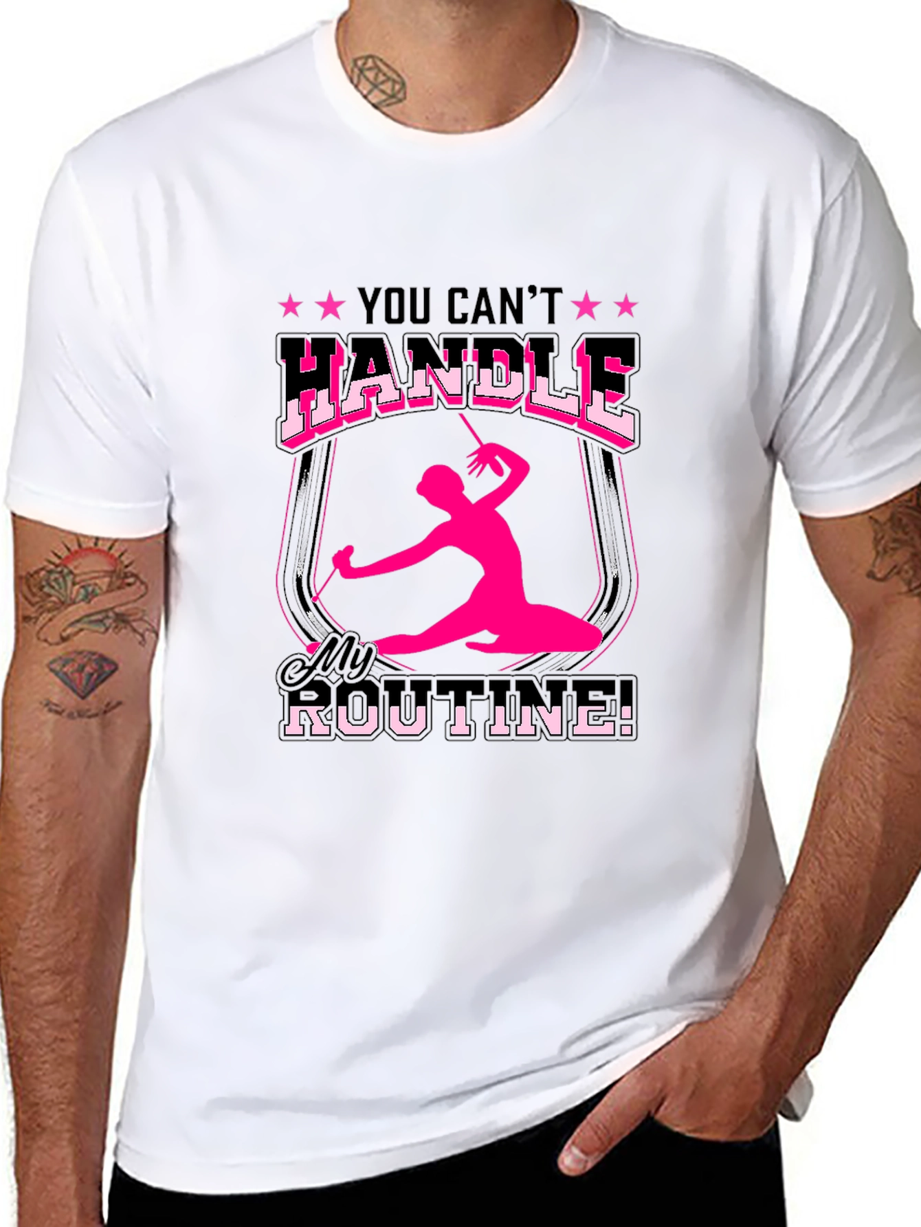 Gymnastics Routine Graphic Tee - Handle It!