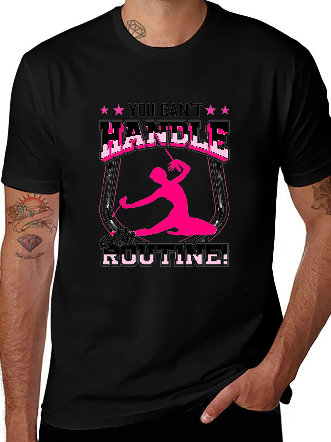 Gymnastics Routine Graphic Tee - Handle It!