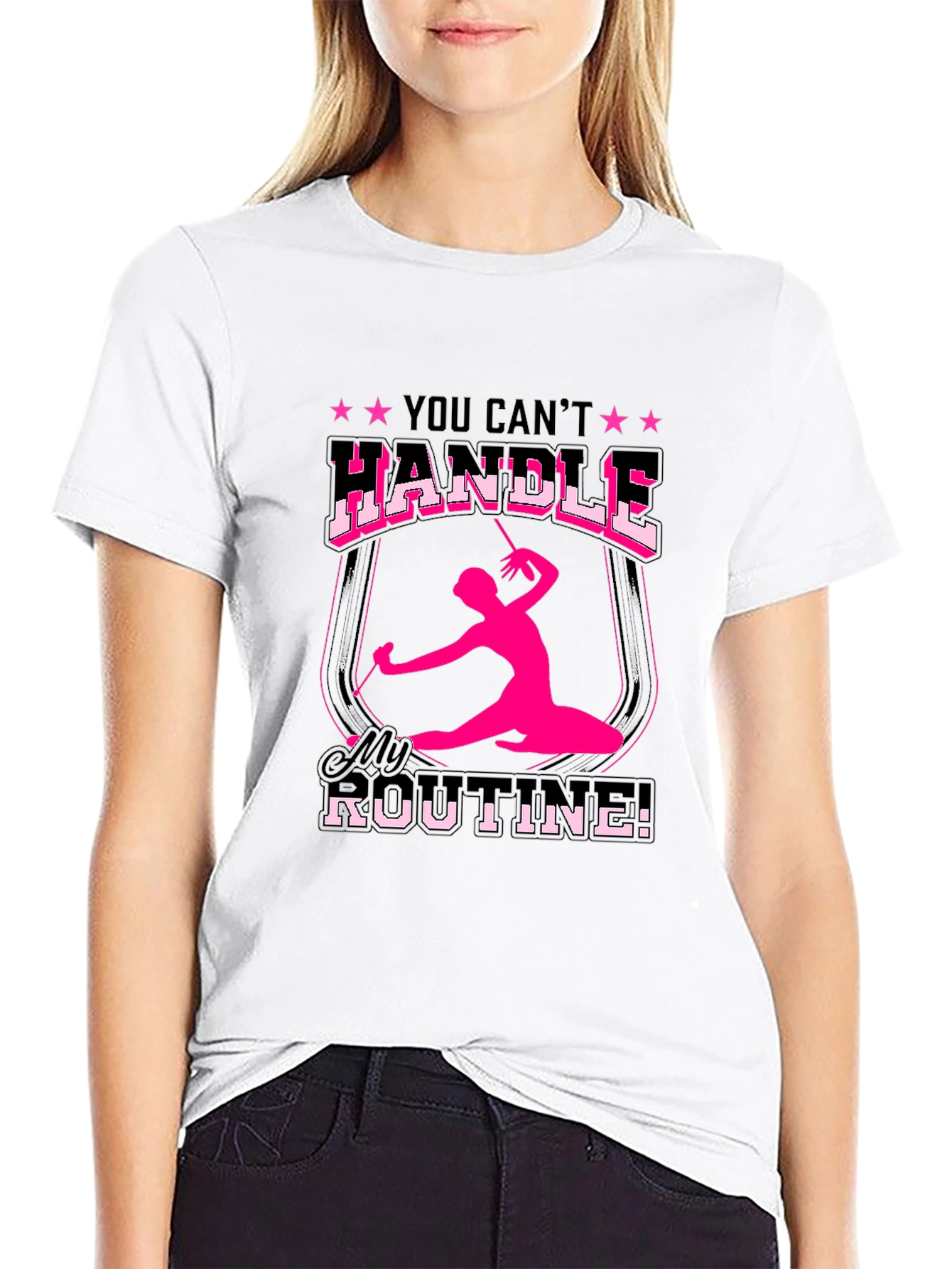 Gymnastics Routine Graphic Tee - Handle It!