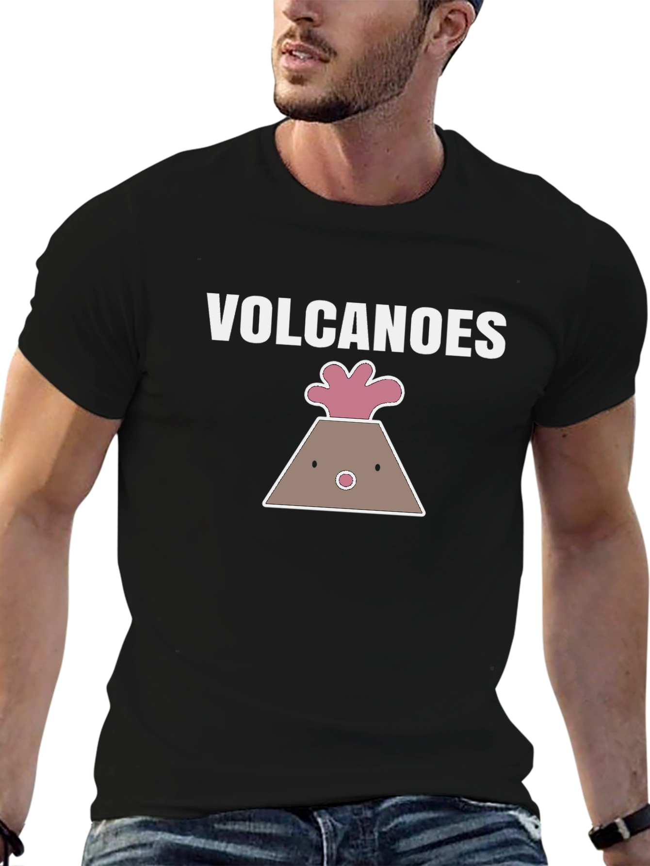 Volcanoes Graphic T-Shirt Funny Design Tee