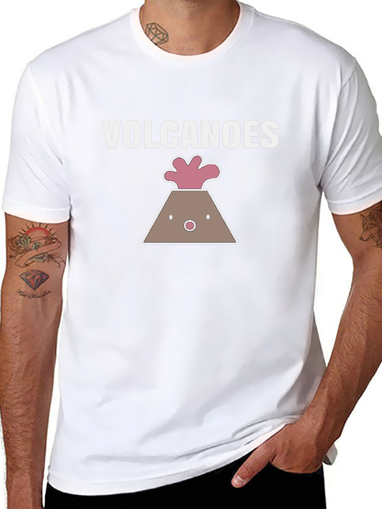 Volcanoes Graphic T-Shirt Funny Design Tee