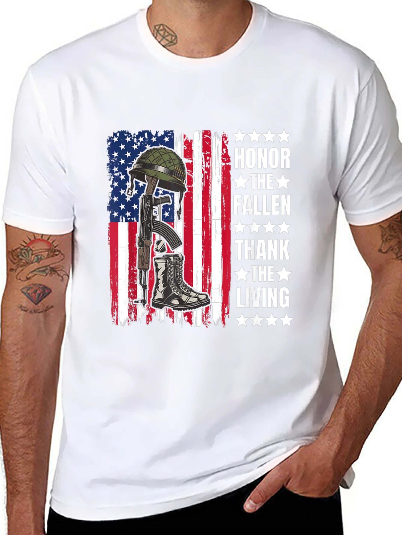 Honor Fallen Thank Living T-Shirt
