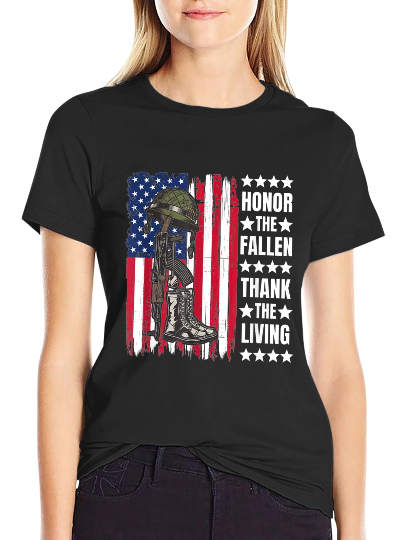 Honor Fallen Thank Living T-Shirt