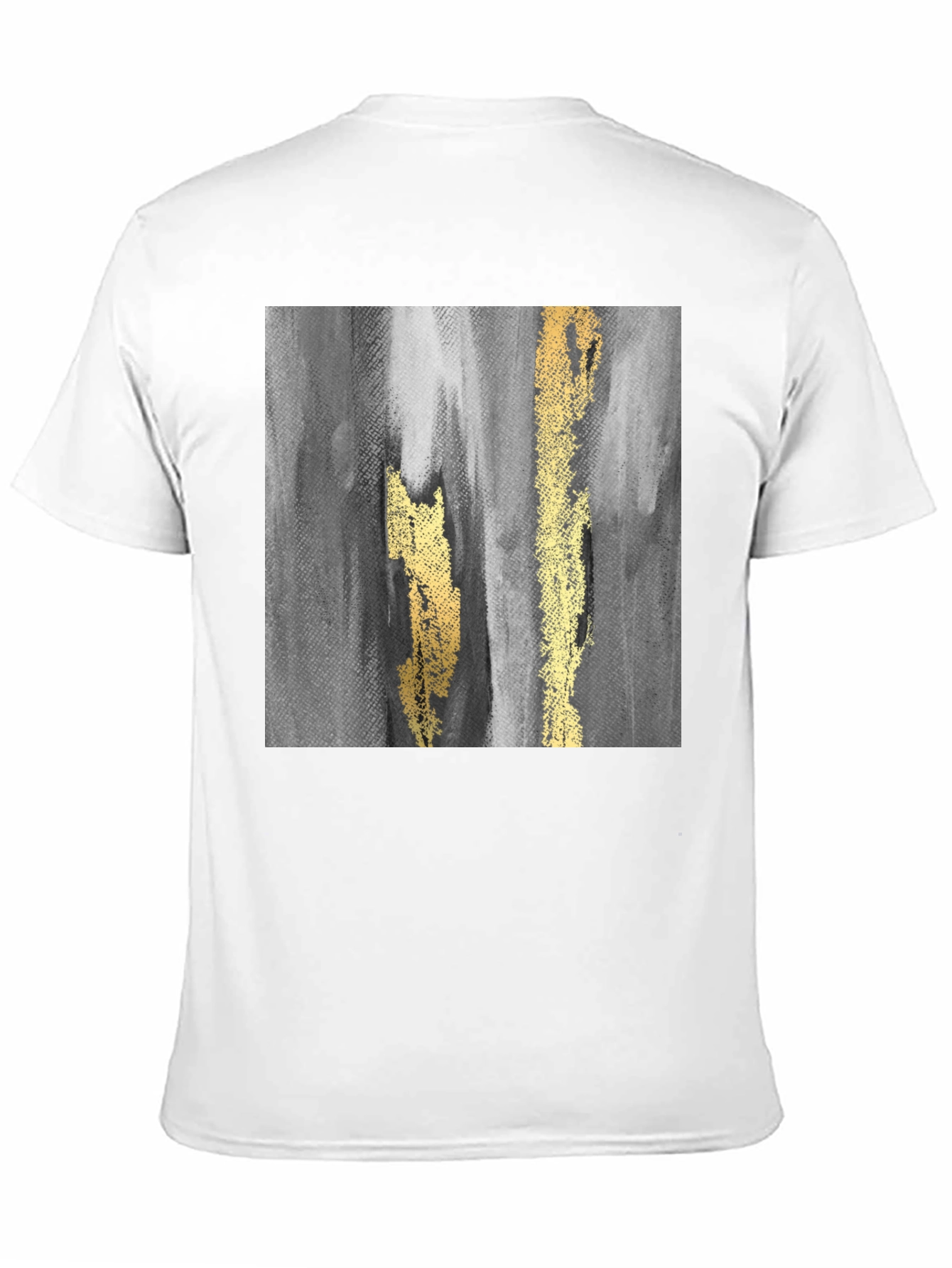 Abstract Art Graphic T-Shirt - Black