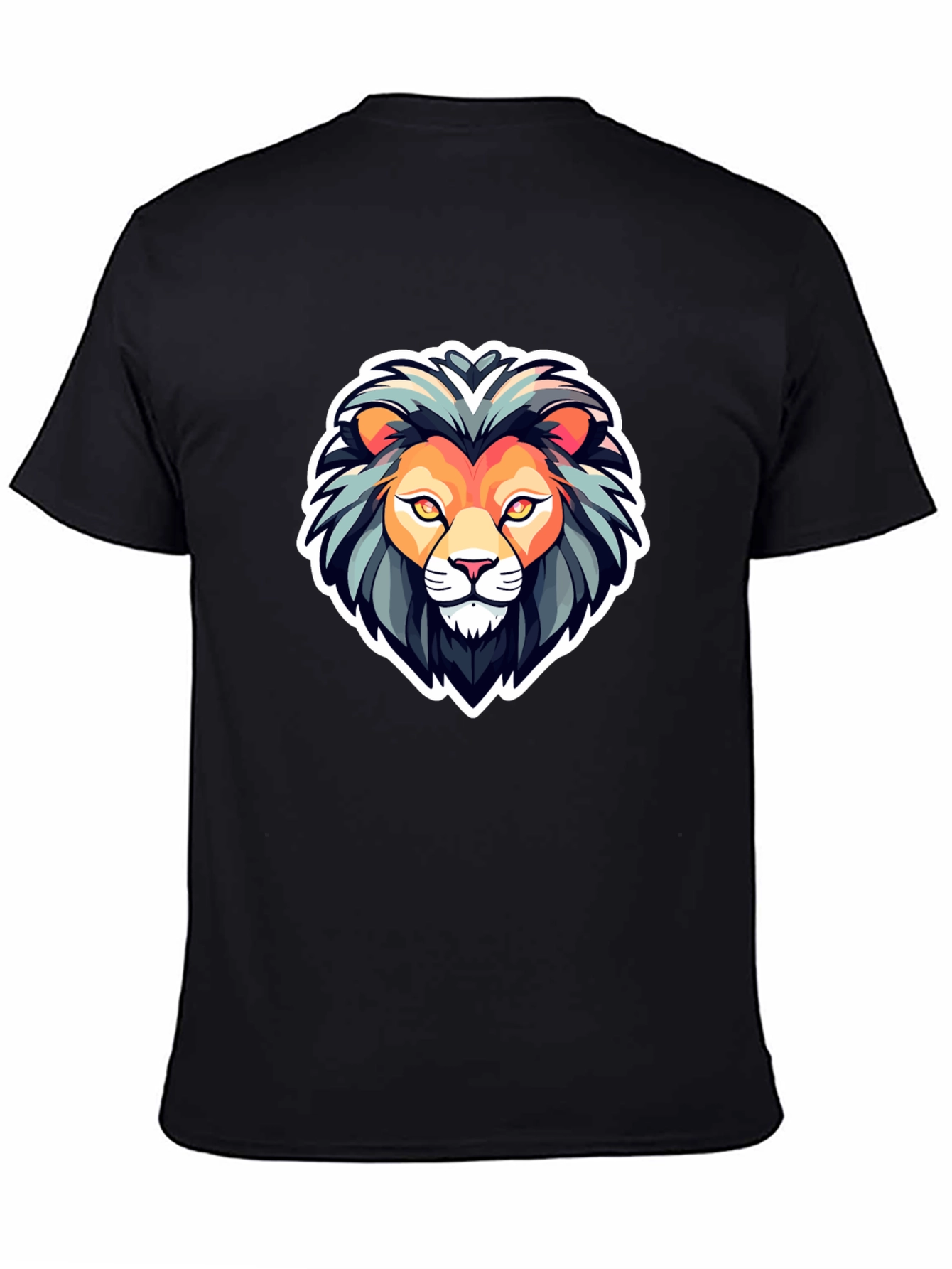 Lion Head Graphic T-Shirt - Bold & Stylish Design