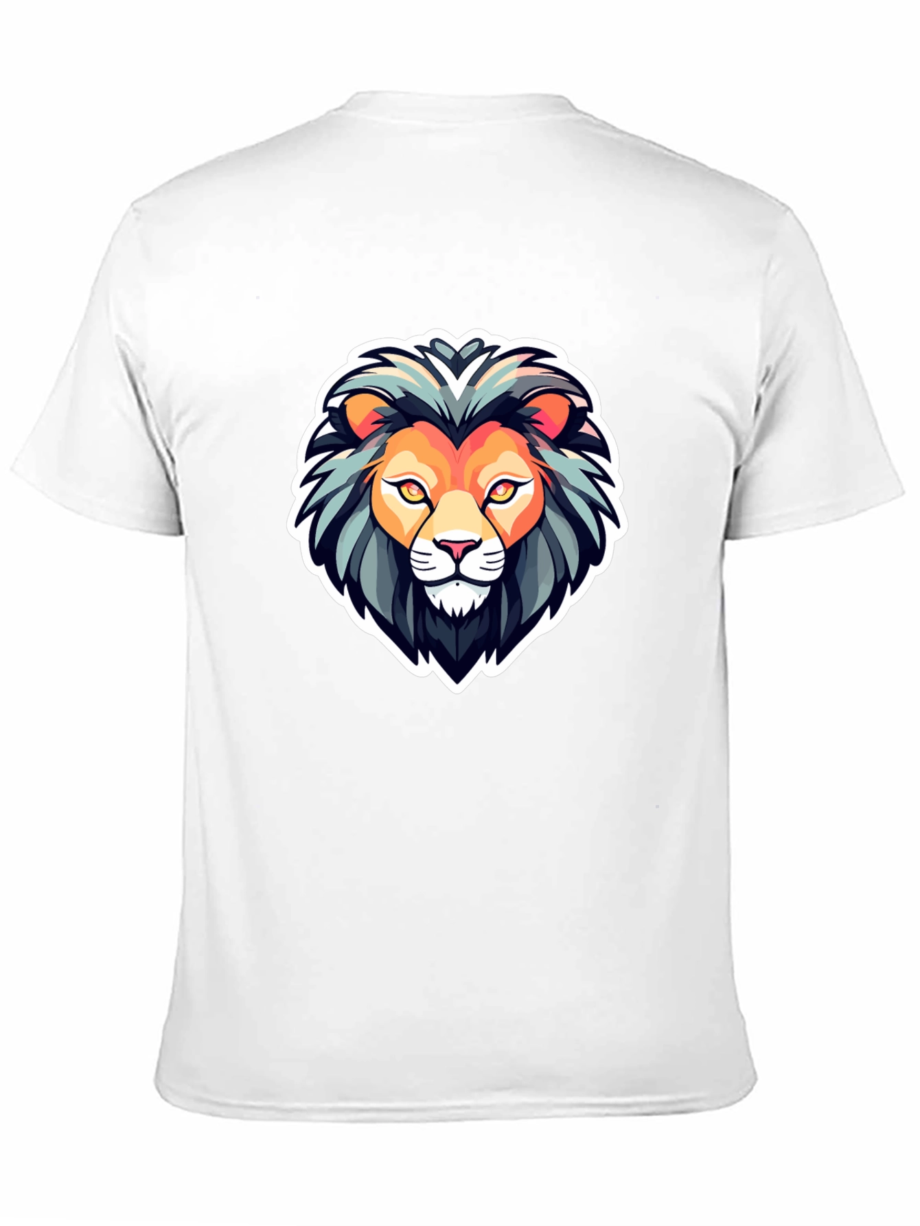 Lion Head Graphic T-Shirt - Bold & Stylish Design