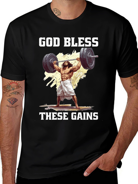 God Bless These Gains Graphic Tee