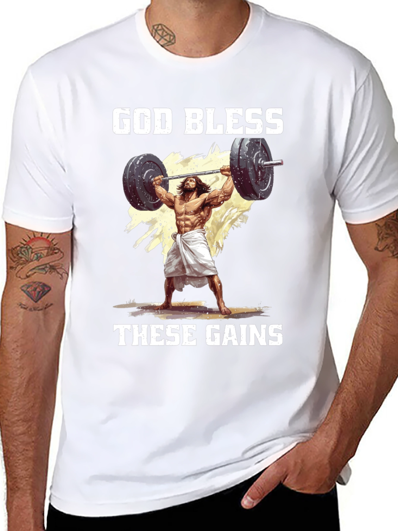 God Bless These Gains Graphic Tee