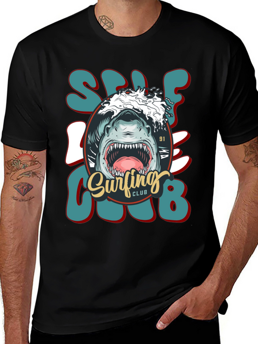 Shark Surfing Club Tee