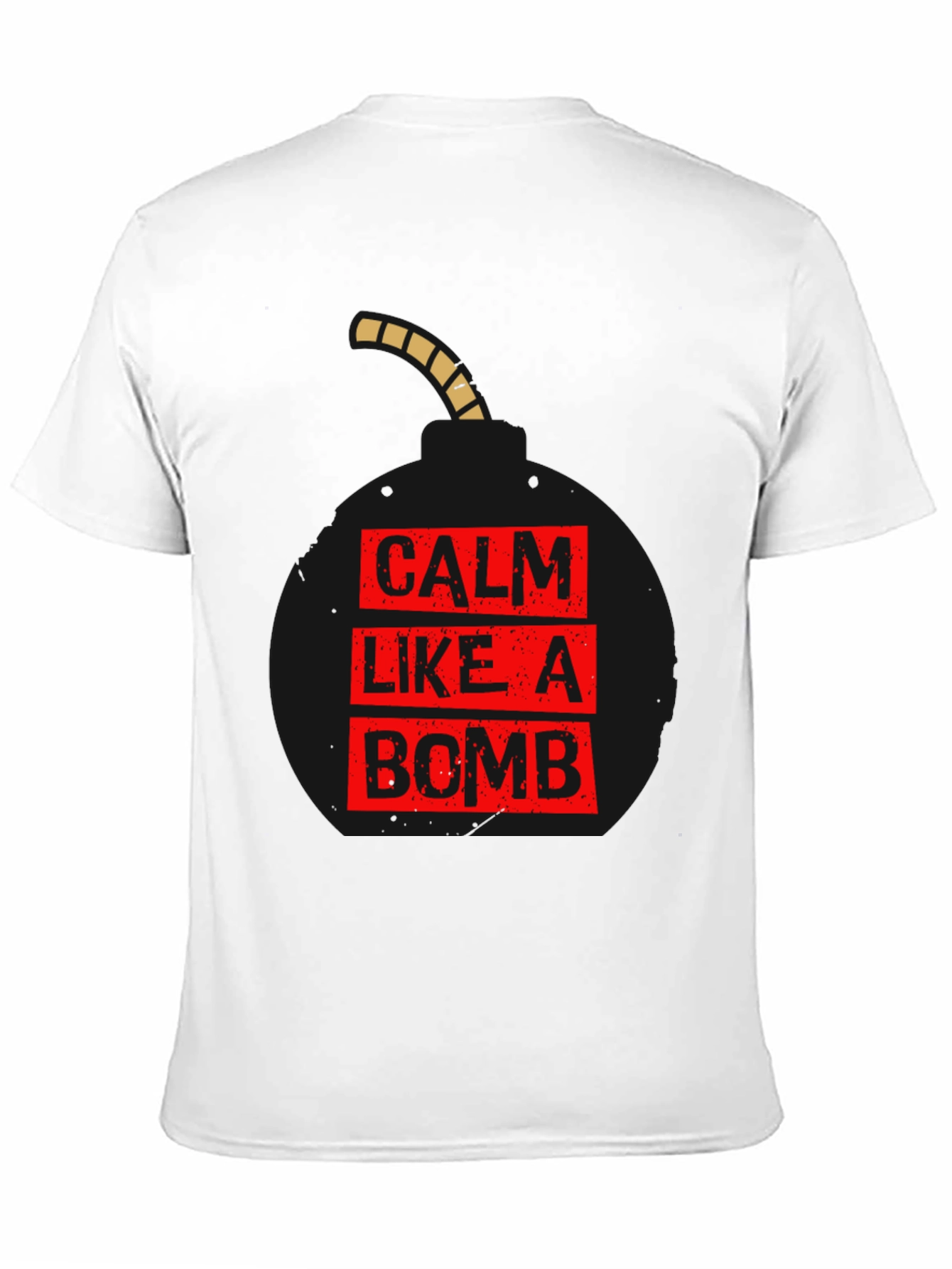 Calm Like a Bomb Black T-Shirt