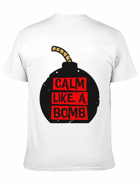 Calm Like a Bomb Black T-Shirt