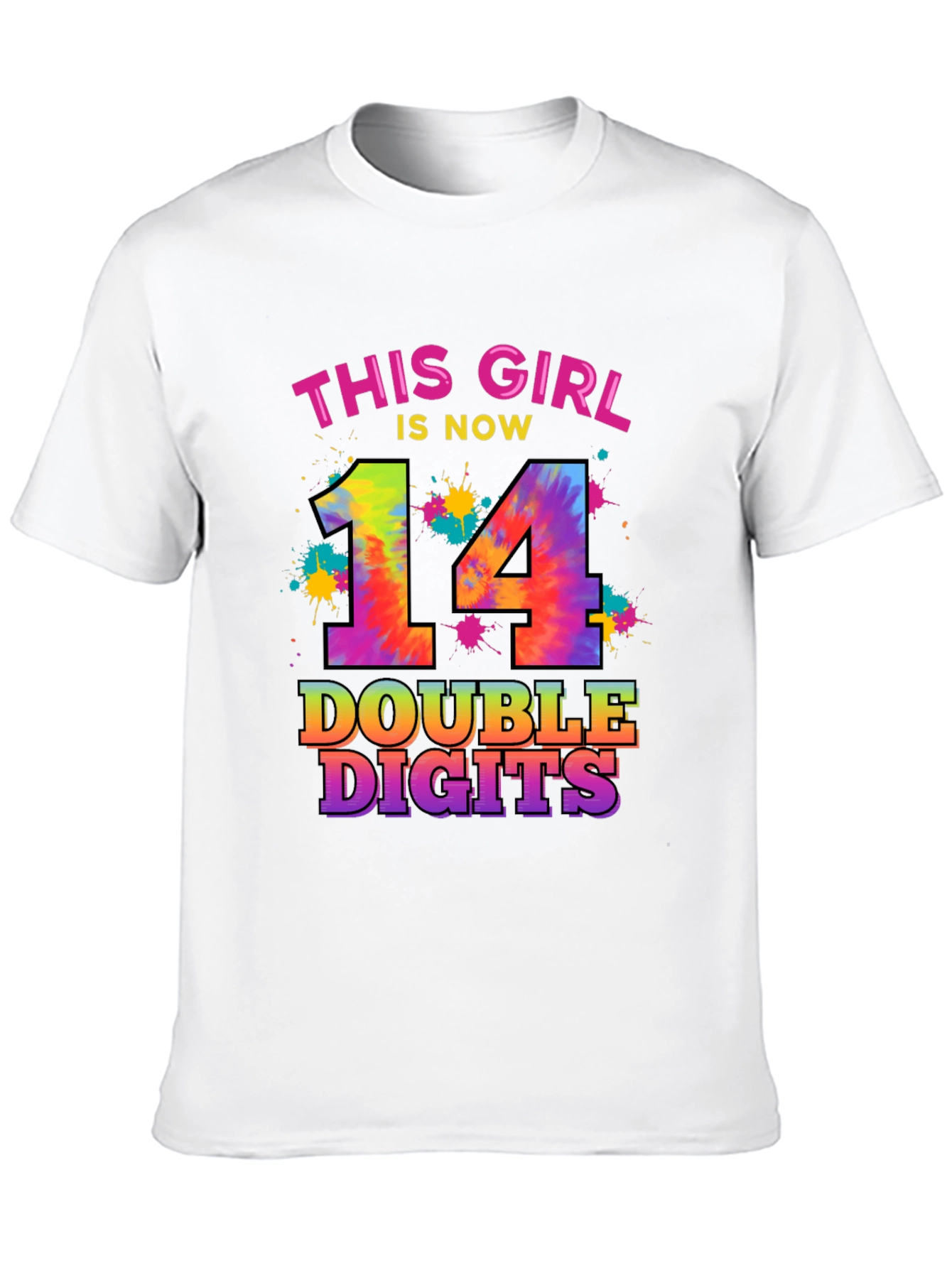 This Girl is Now 14 T-Shirt - Double Digits