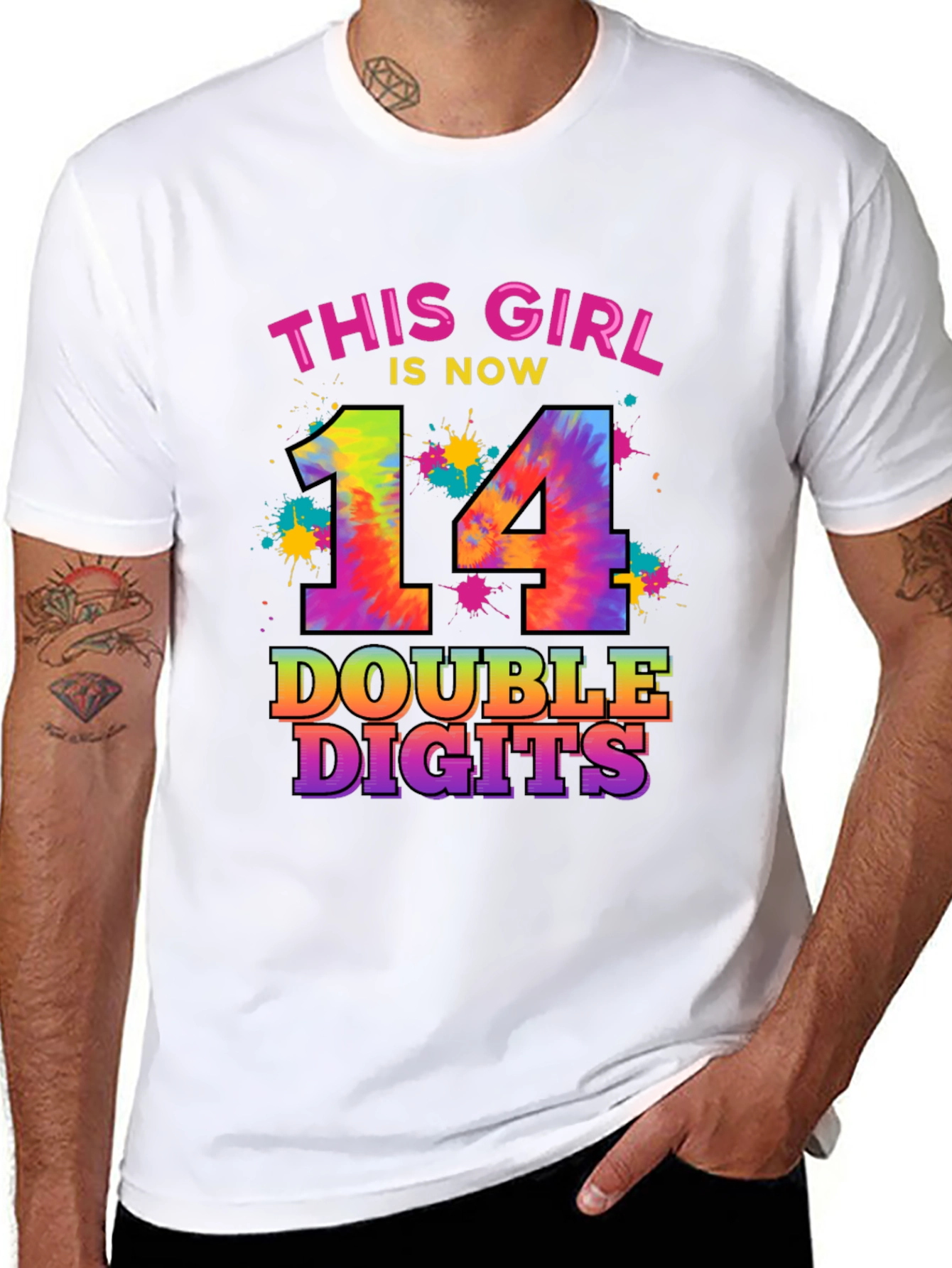 This Girl is Now 14 T-Shirt - Double Digits
