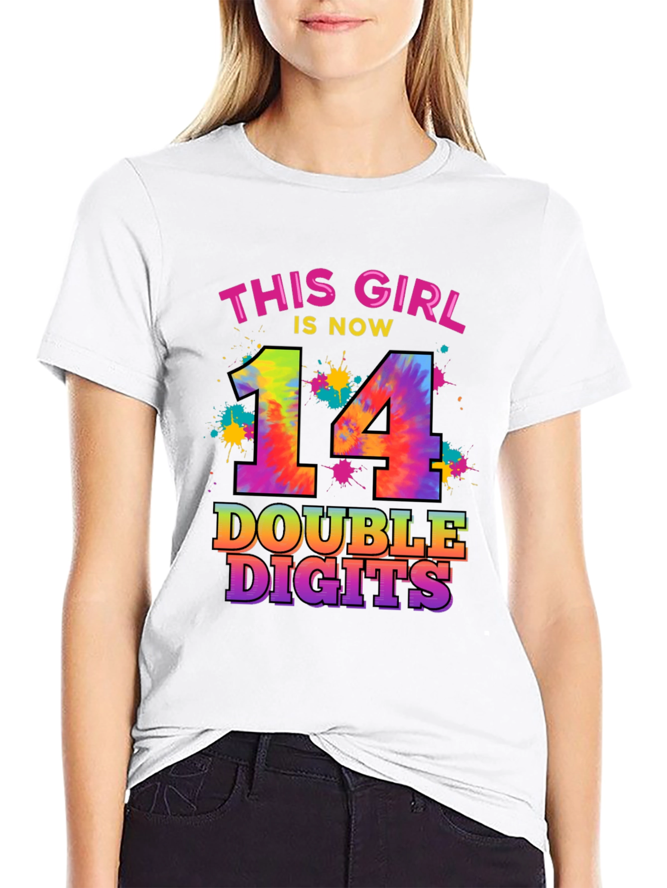 This Girl is Now 14 T-Shirt - Double Digits