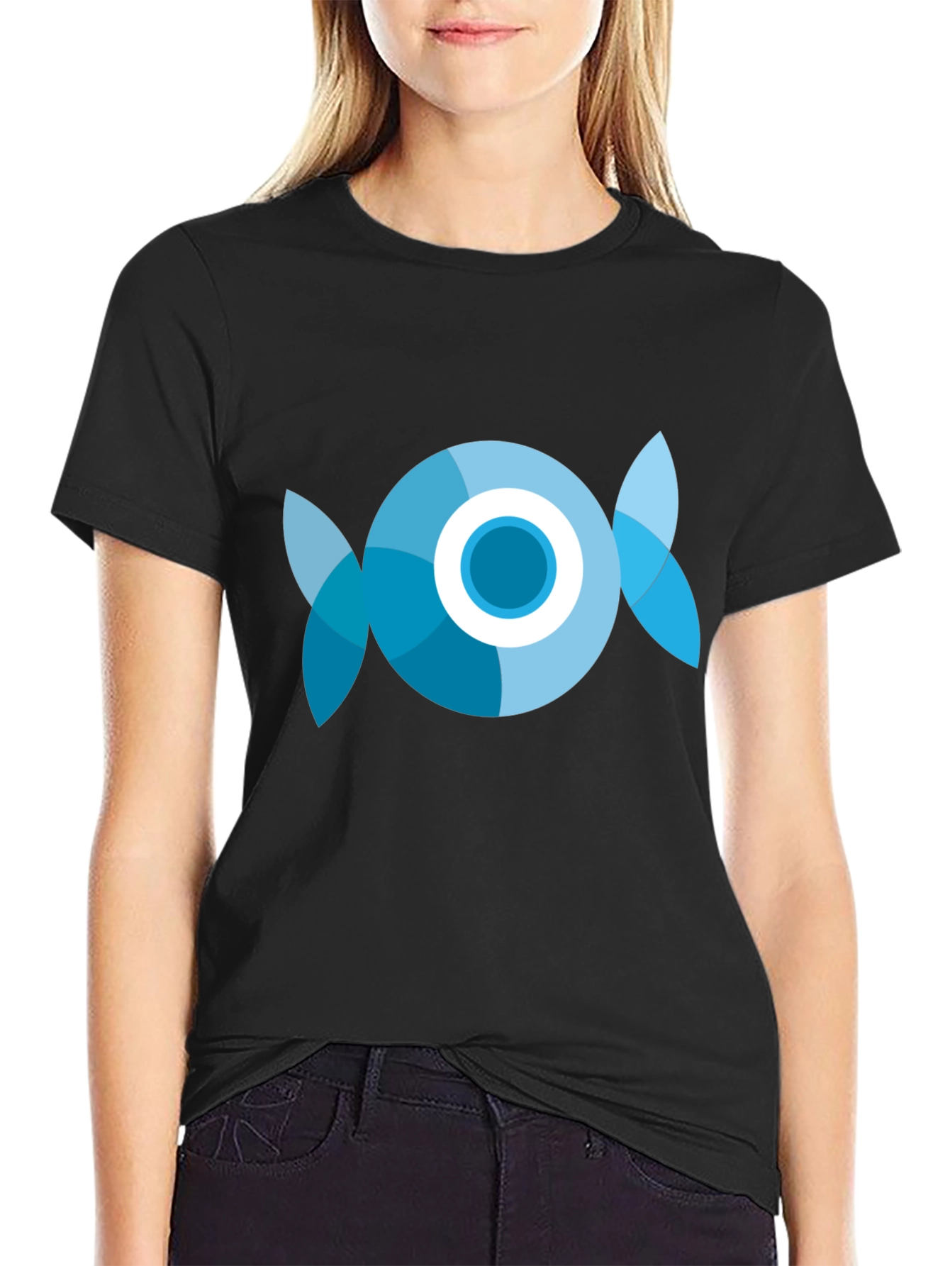 Eye See You - Black Graphic Tee