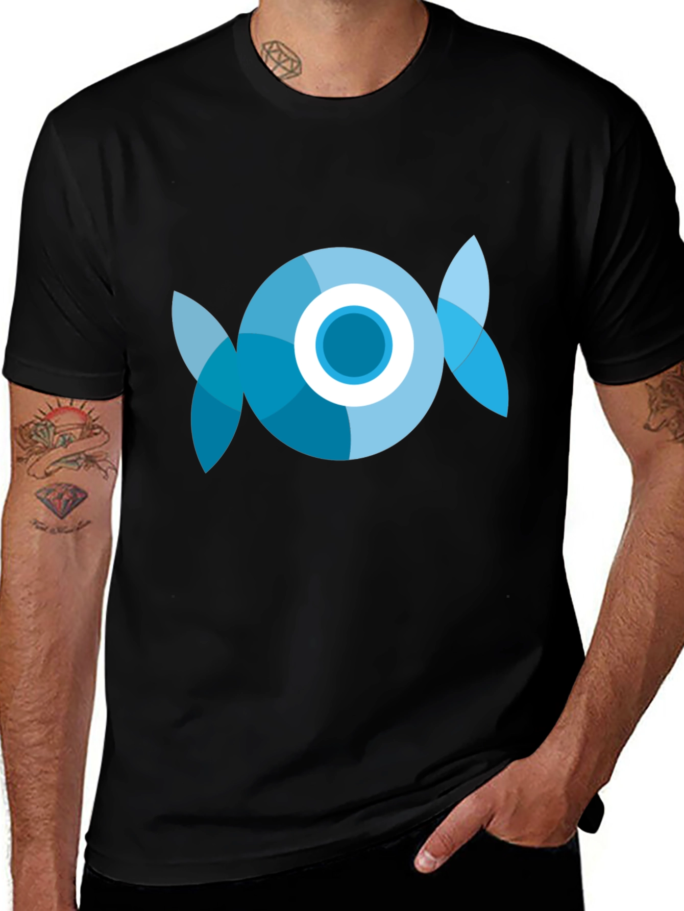 Eye See You - Black Graphic Tee