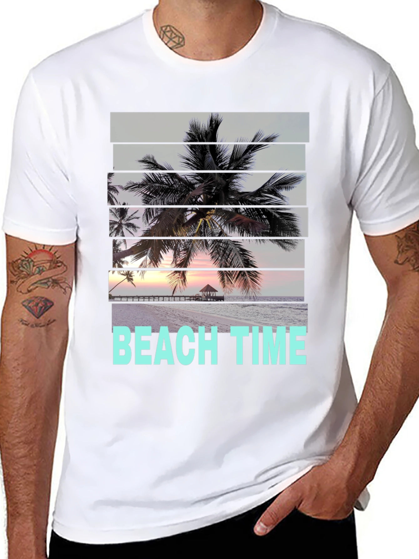 Beach Time T-Shirt: Island Vibes