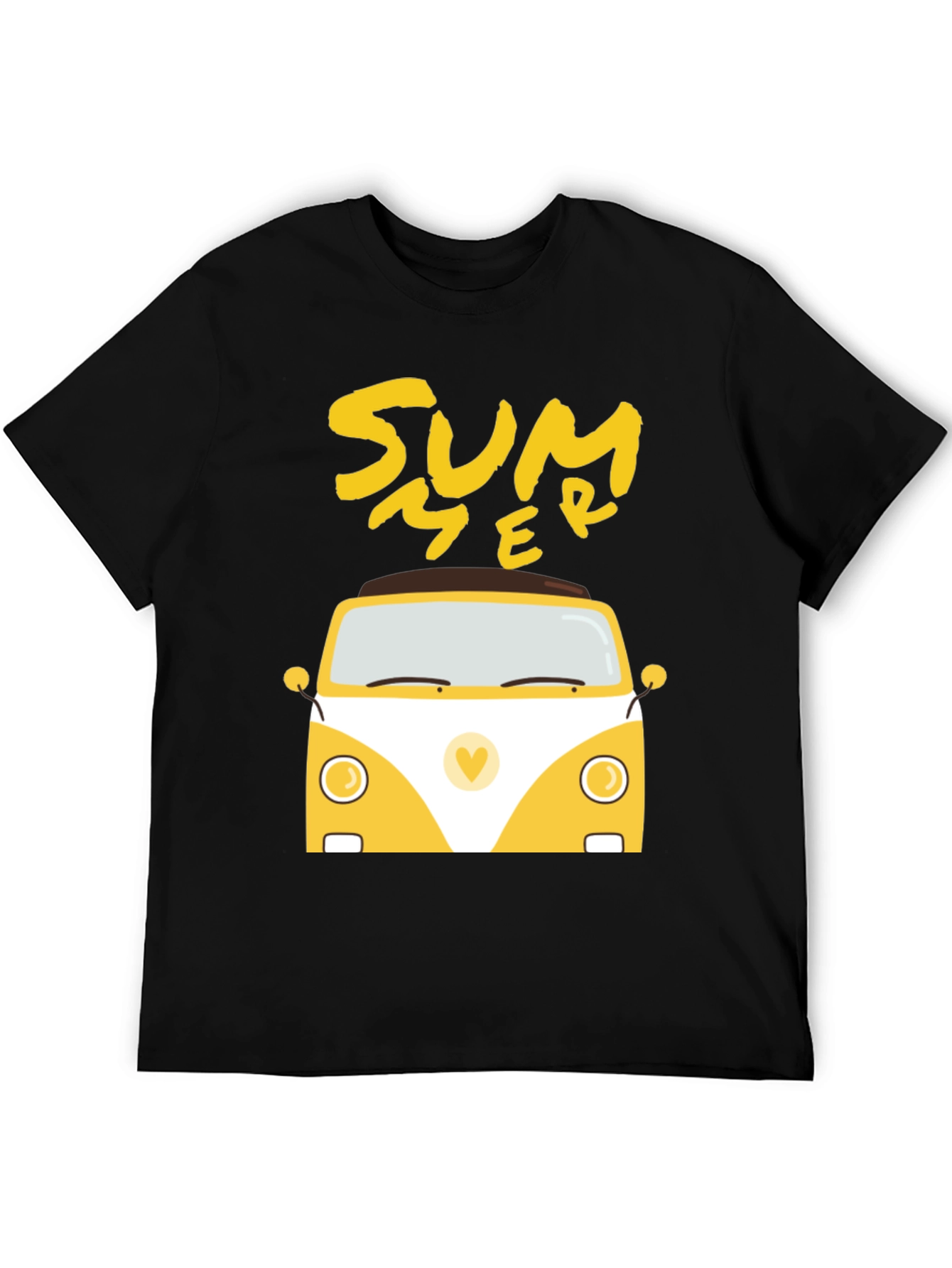 Summer Van Graphic Tee - Black