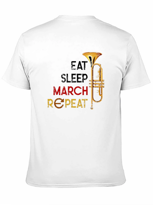 Eat Sleep March Repeat Trumpet T-Shirt