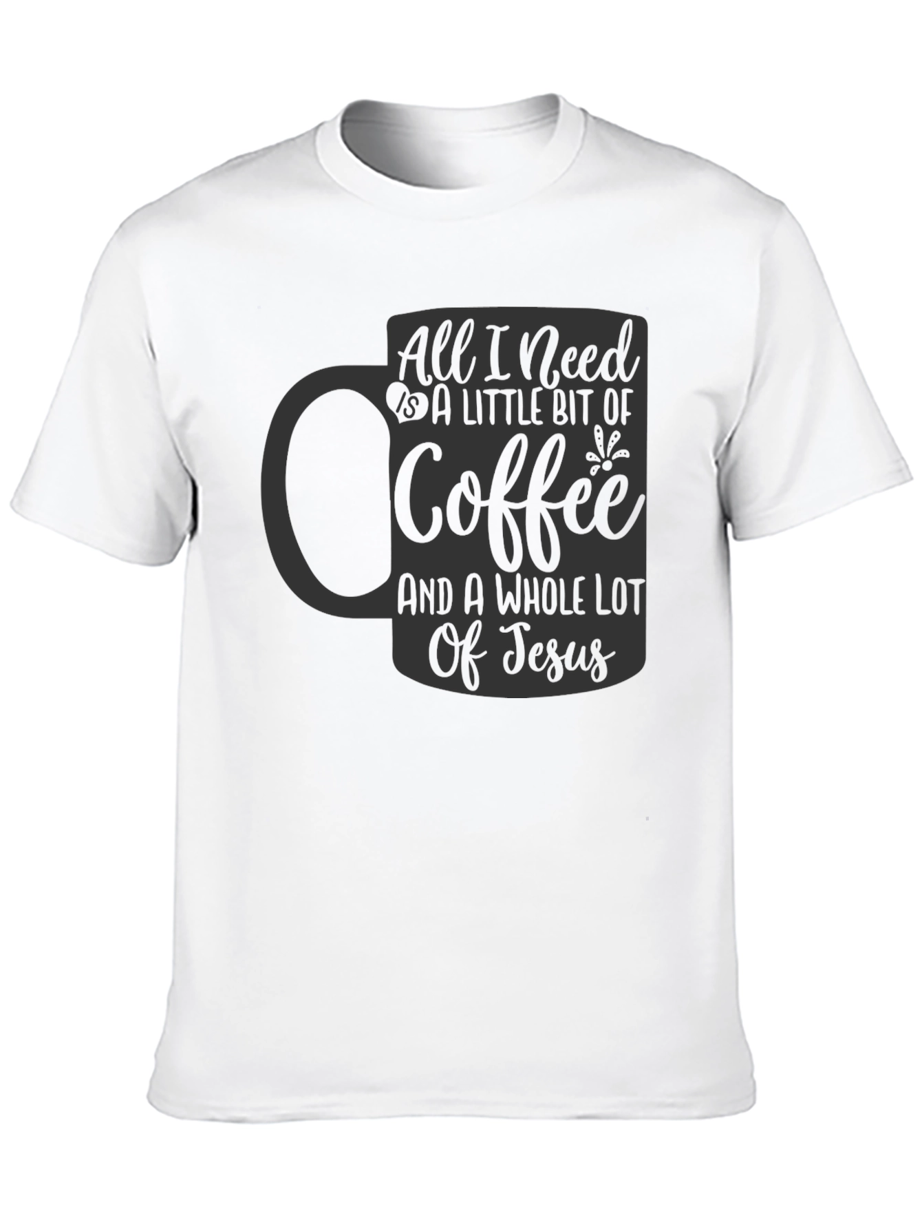 Coffee and Jesus T-Shirt - Christian Graphic Tee