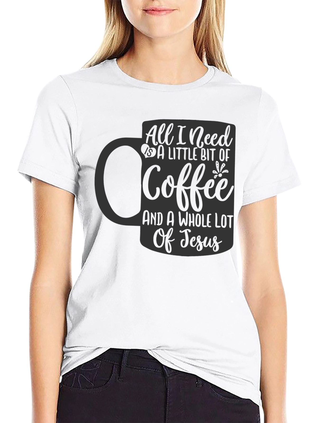 Coffee and Jesus T-Shirt - Christian Graphic Tee