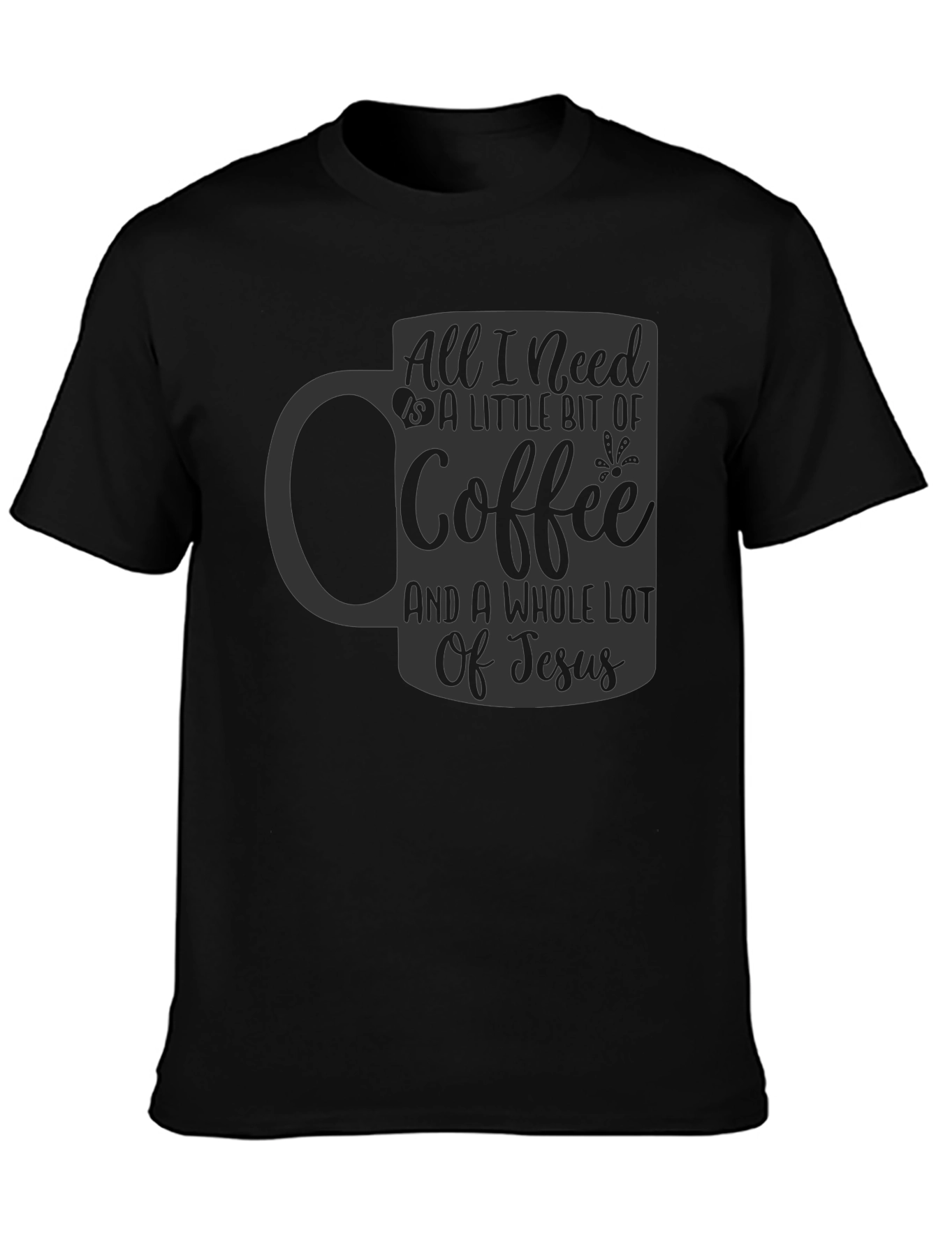 Coffee and Jesus T-Shirt - Christian Graphic Tee