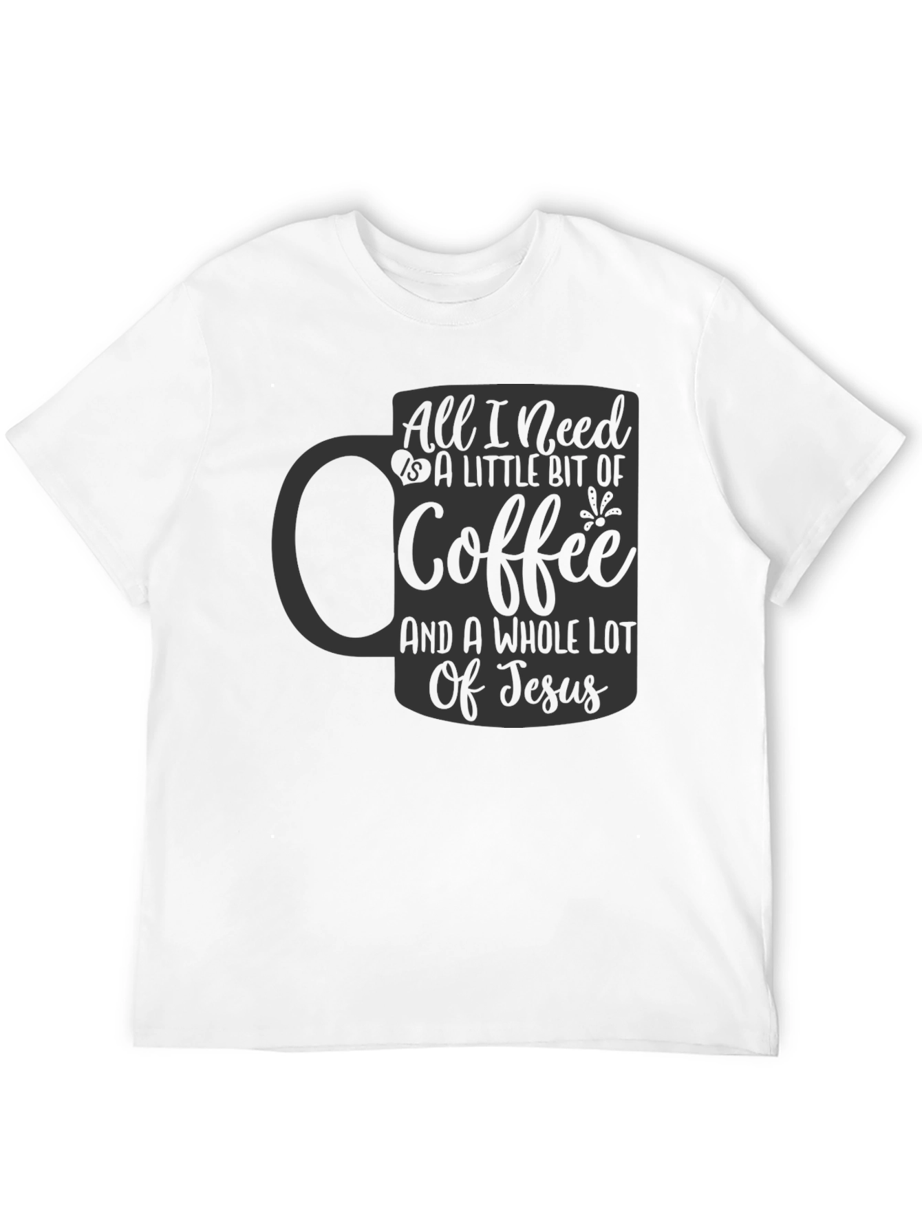 Coffee and Jesus T-Shirt - Christian Graphic Tee