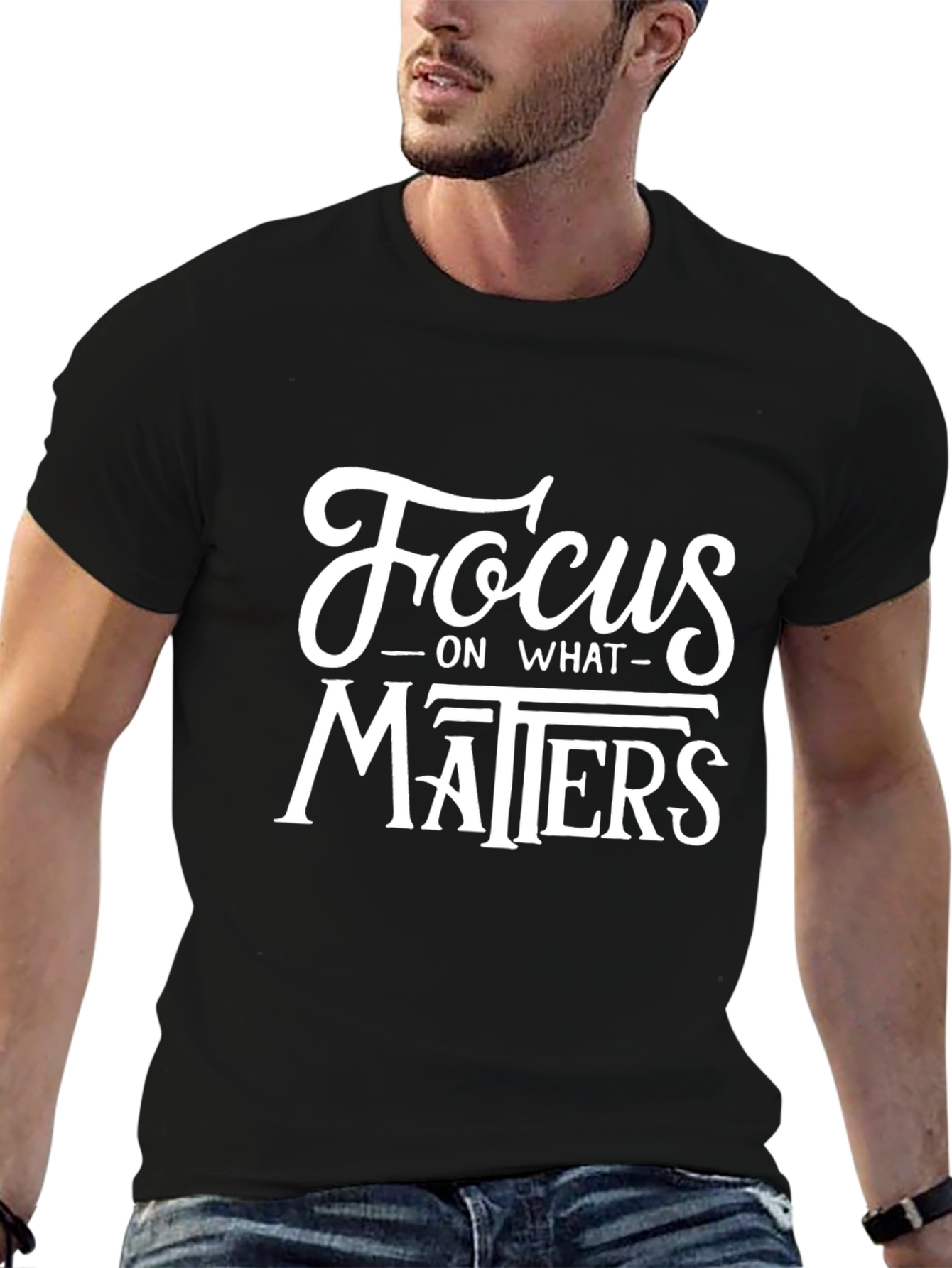 Focus on What Matters Black T-Shirt