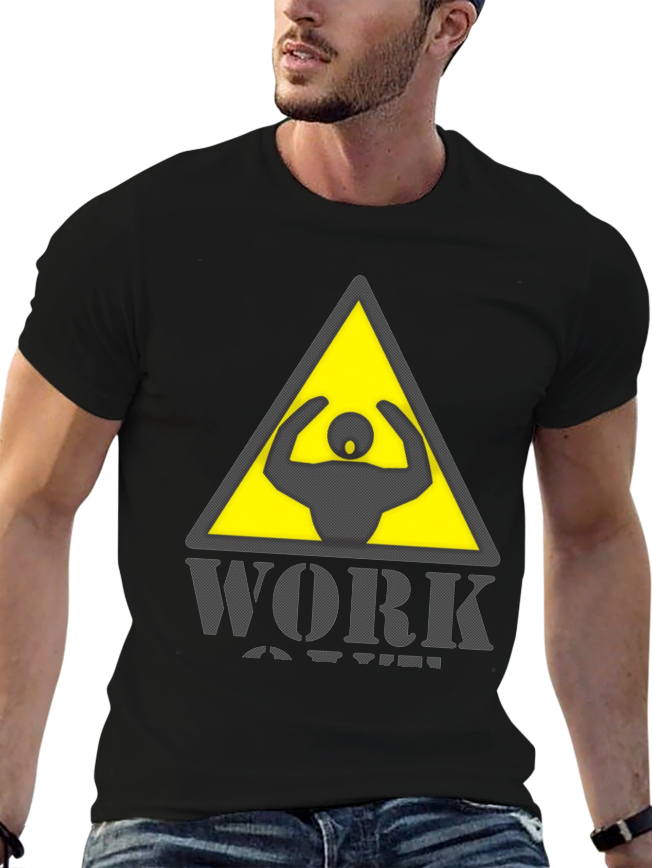 Work Out Warning Graphic Tee