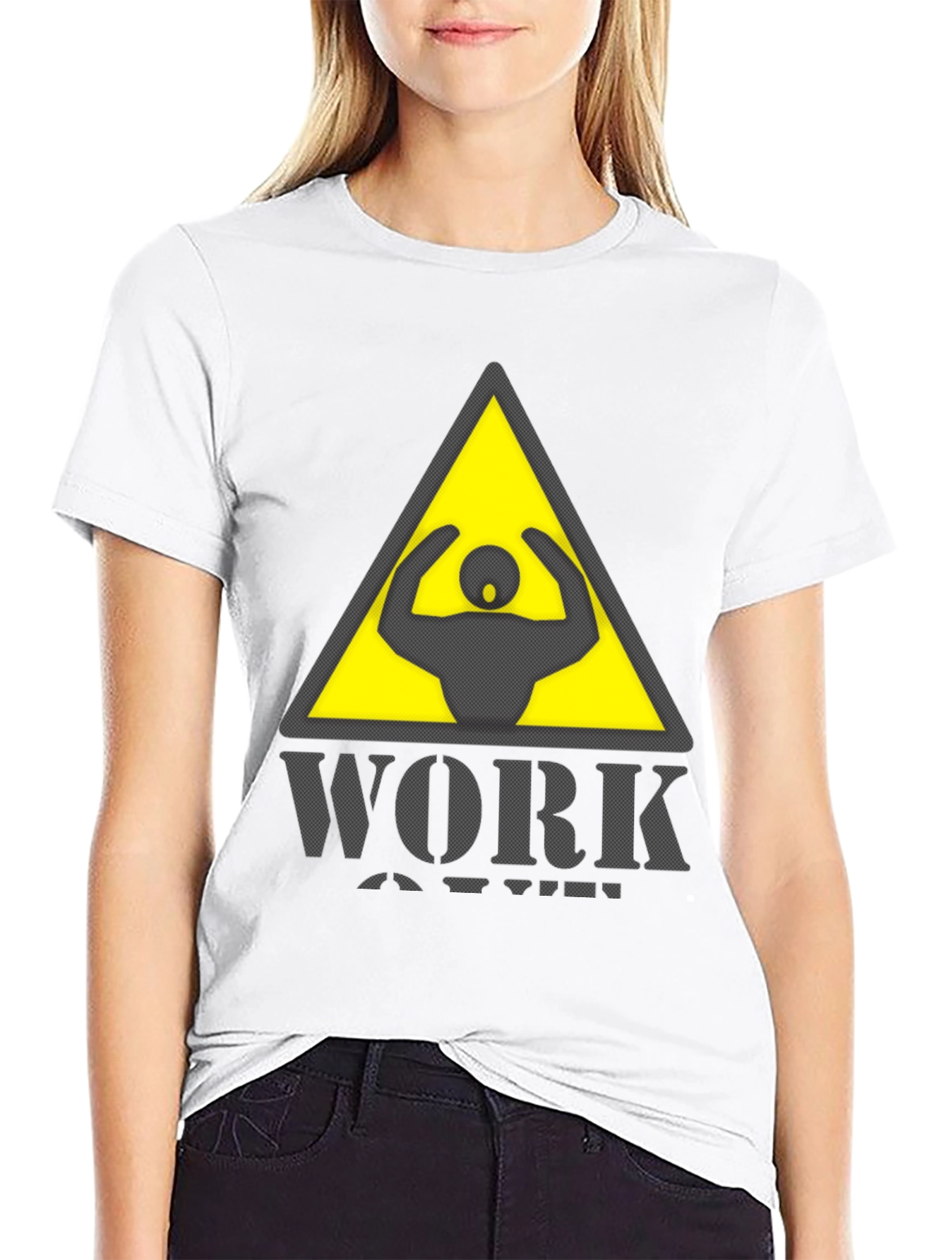 Work Out Warning Graphic Tee