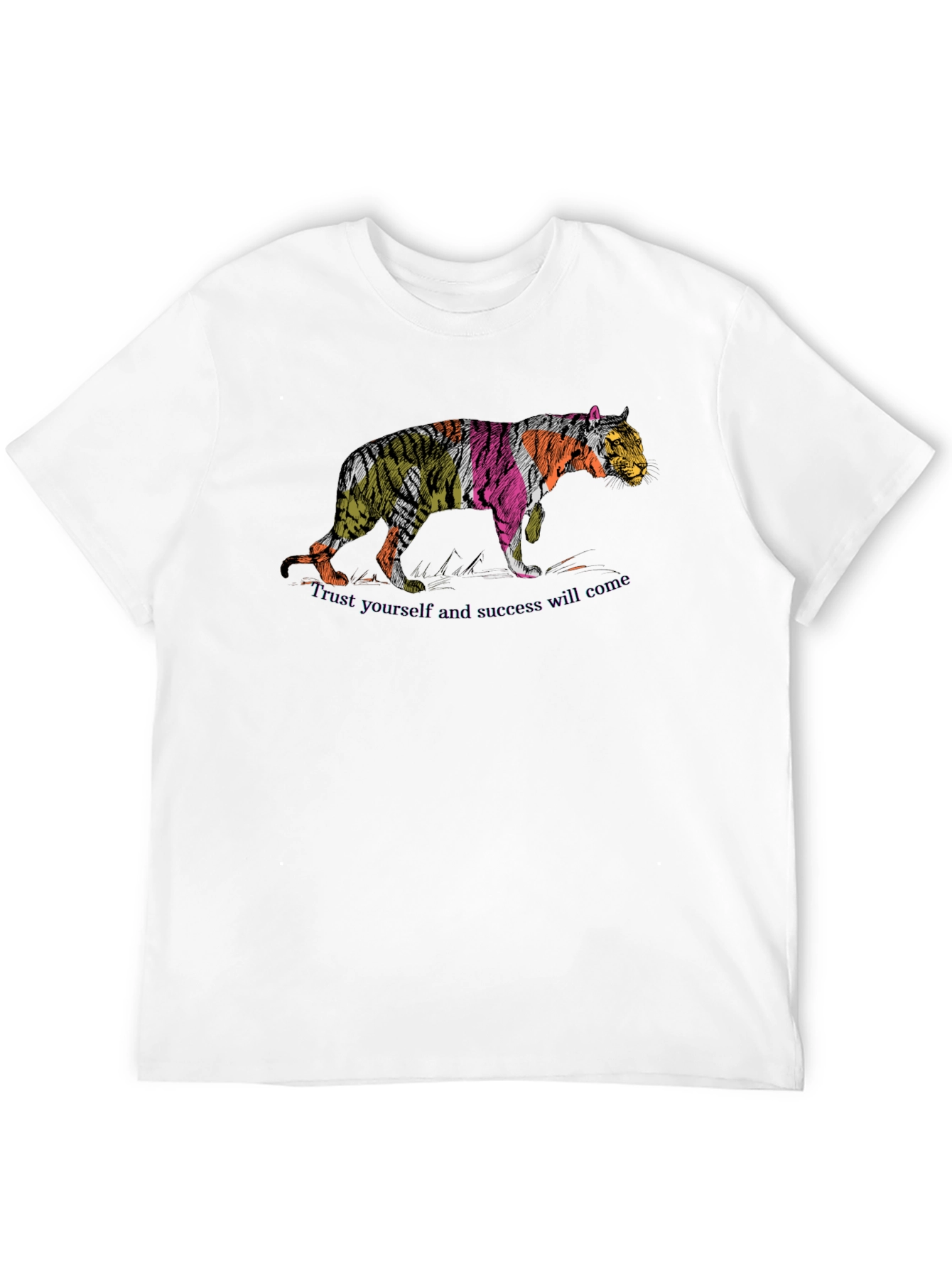 Tiger Graphic Tee - Trust Yourself!