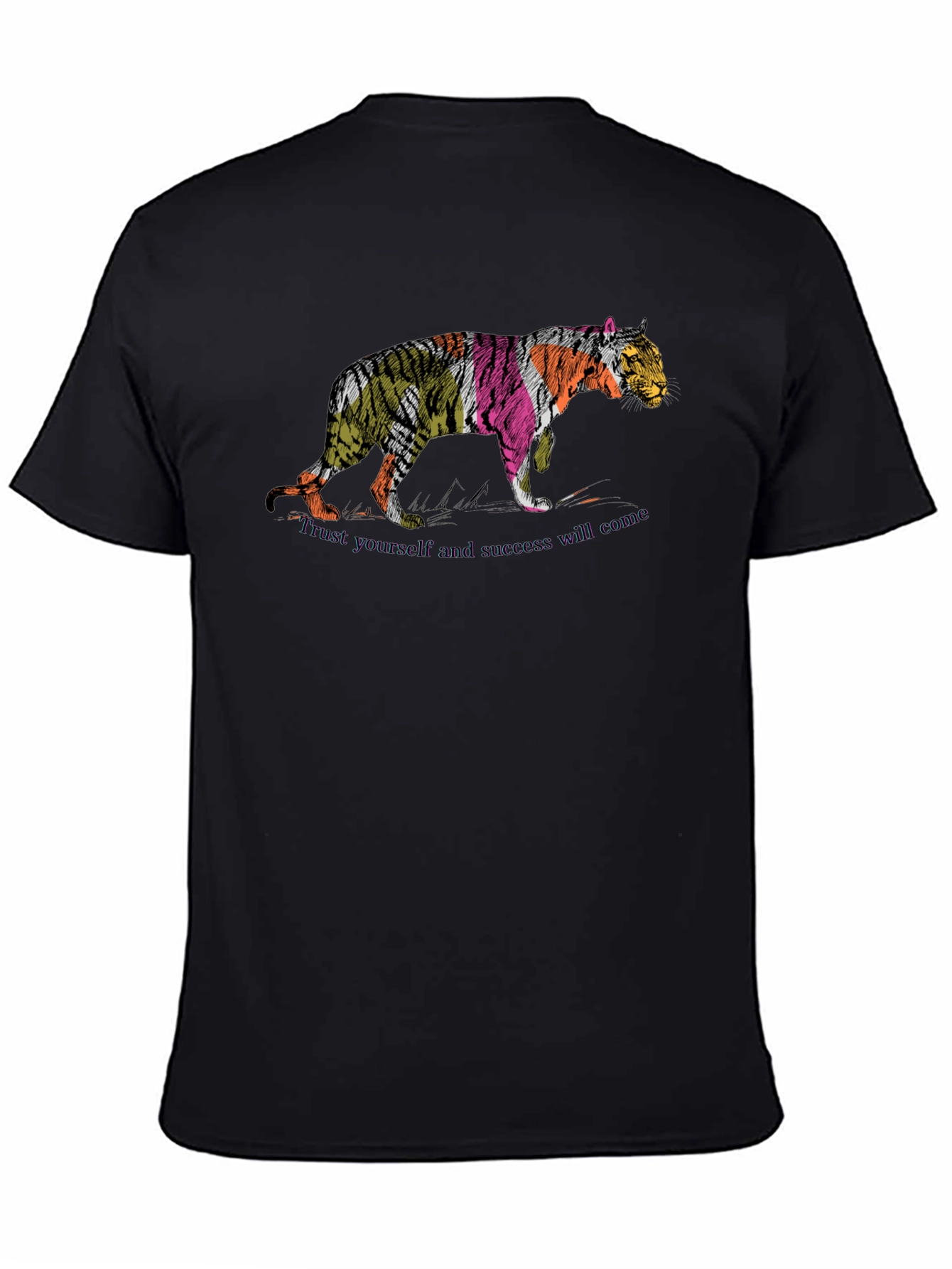 Tiger Graphic Tee - Trust Yourself!